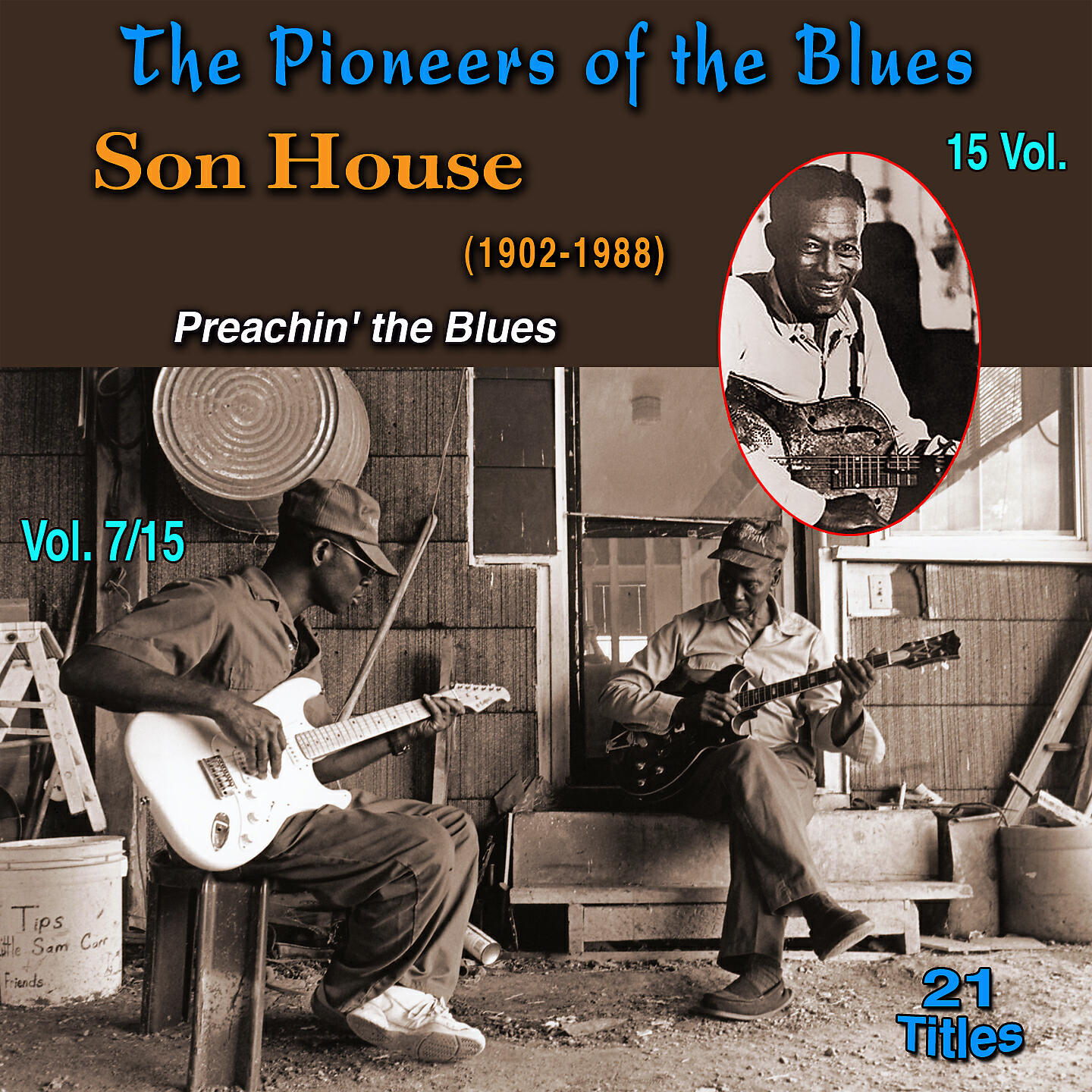 Постер альбома The Pioneers of The Blues in 15 Vol