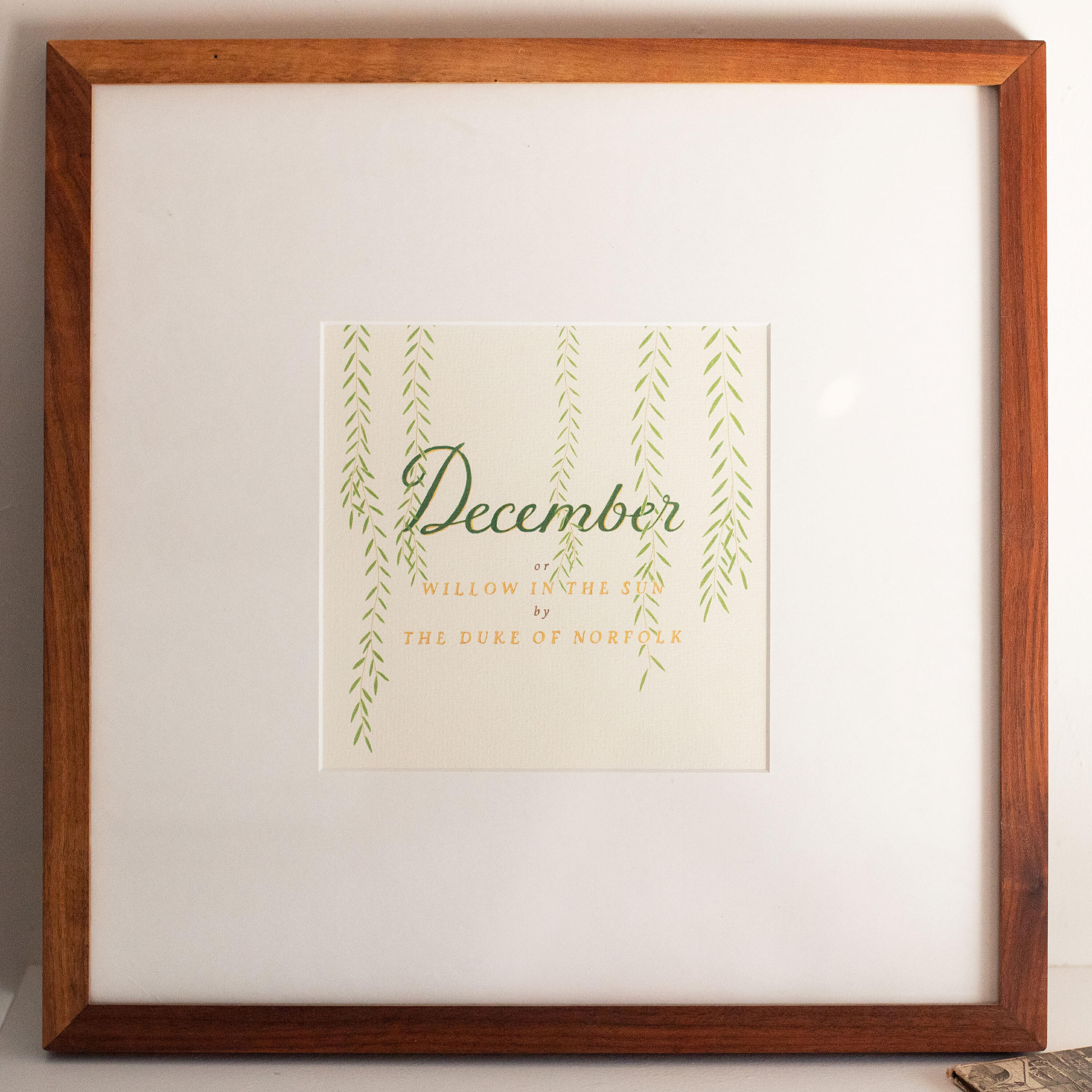 Релиз December / Willow in the Sun