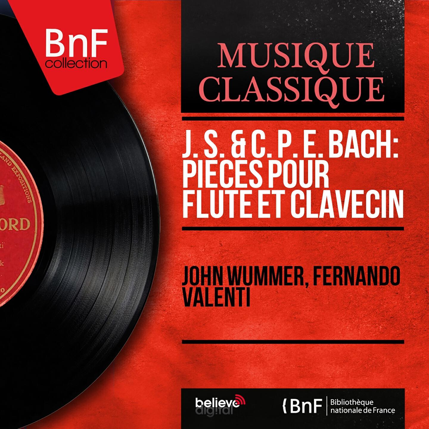 Релиз J. S. & C. P. E. Bach: Pièces pour flûte et clavecin (Mono Version)
