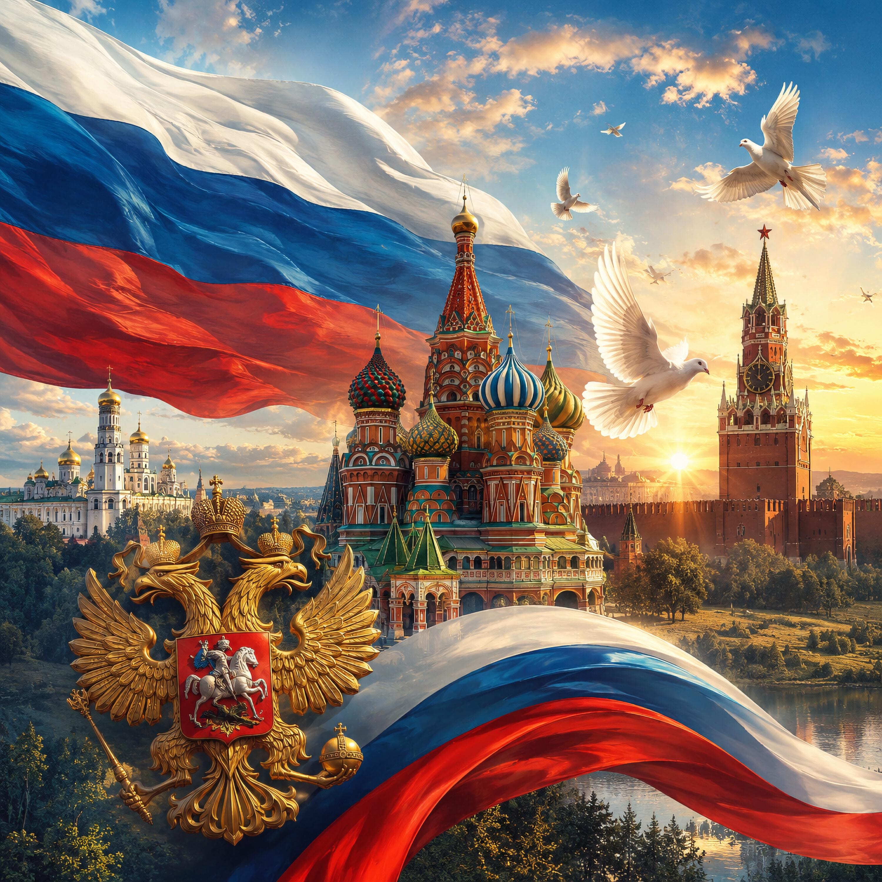 Релиз День России - песни к празднику страны 12 июня