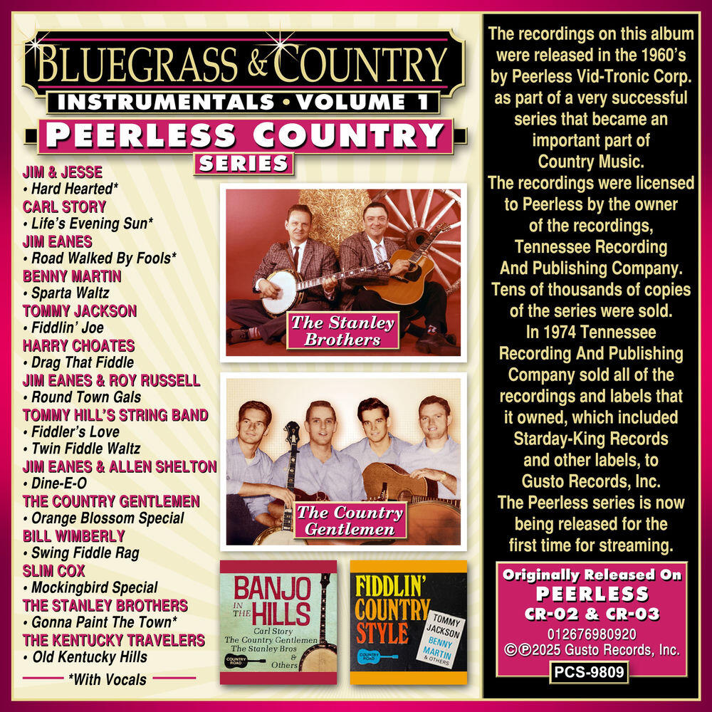 Релиз Bluegrass & Country Instrumentals, Volume 1