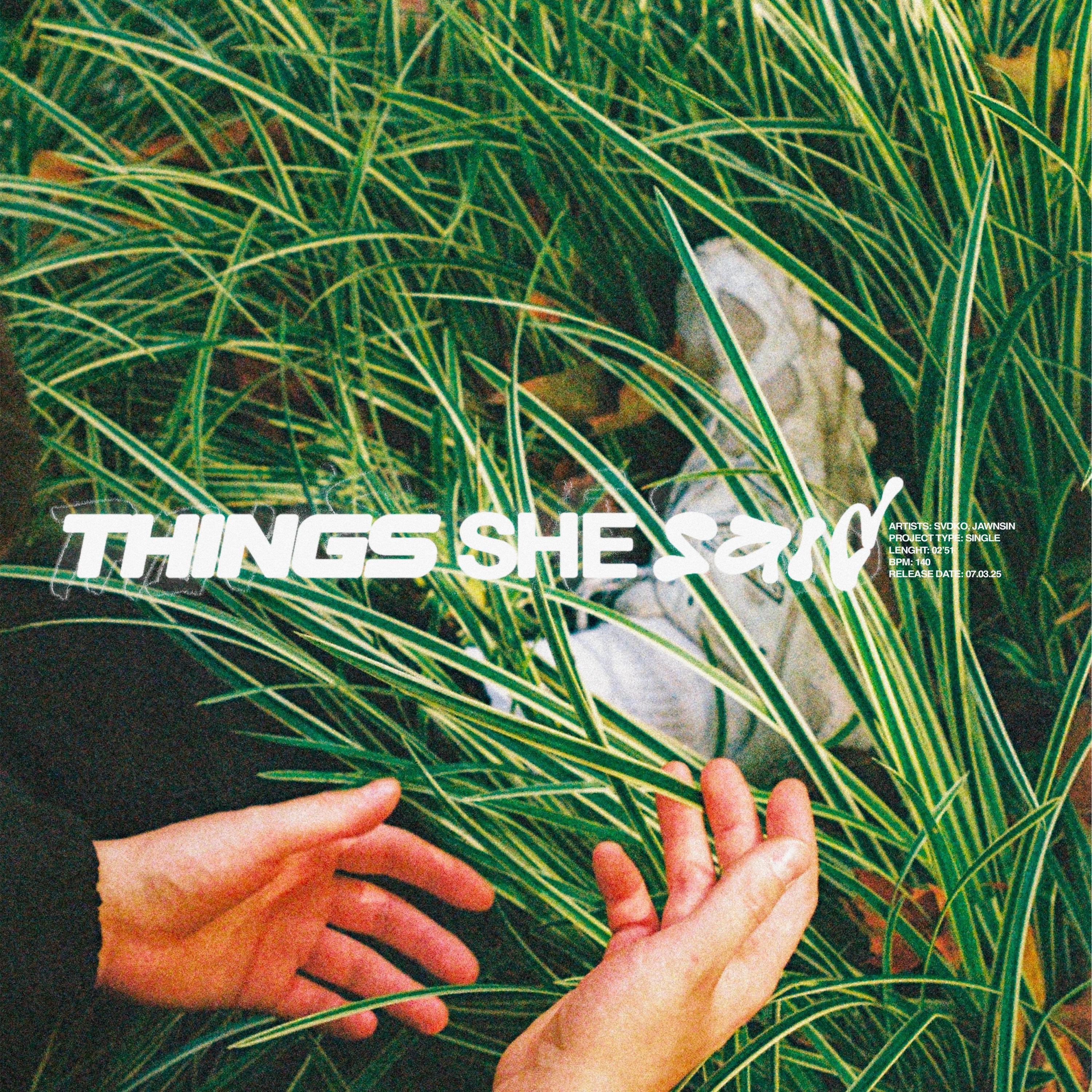 Релиз THINGS SHE SAID