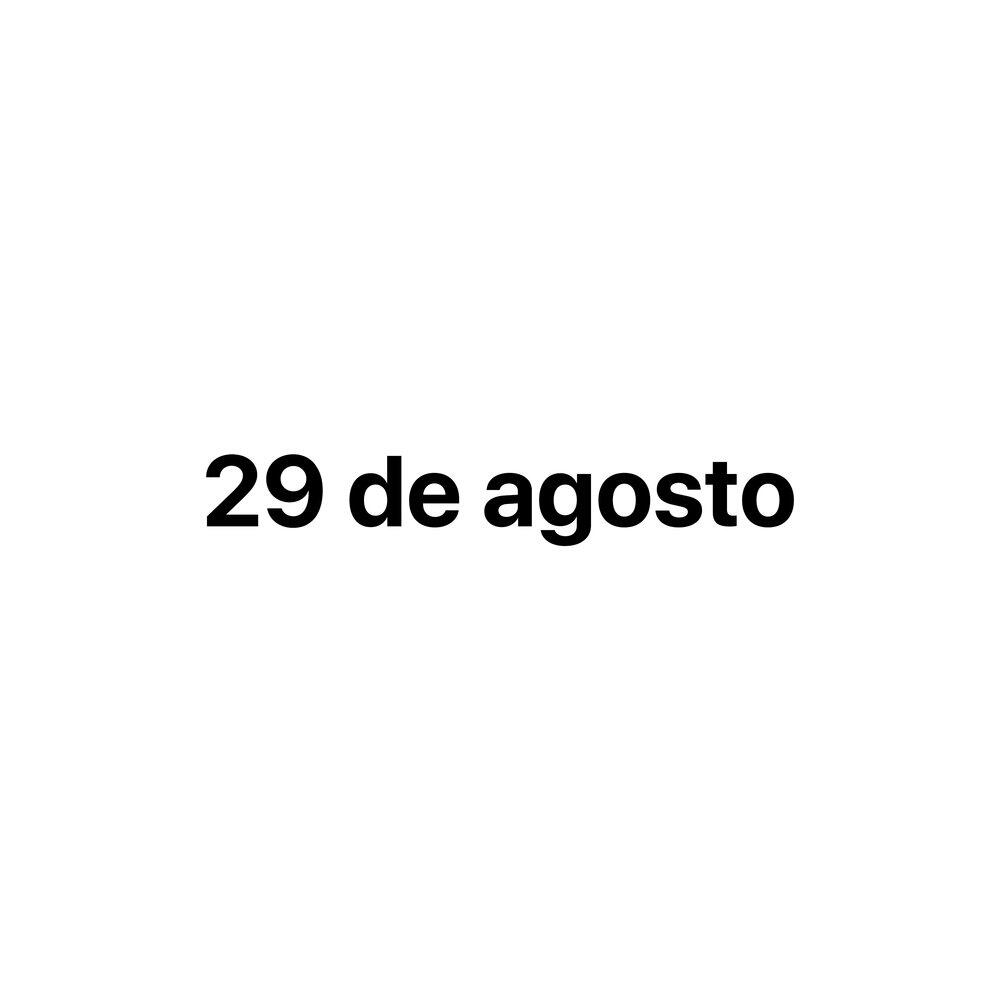 Релиз 29 de Agosto