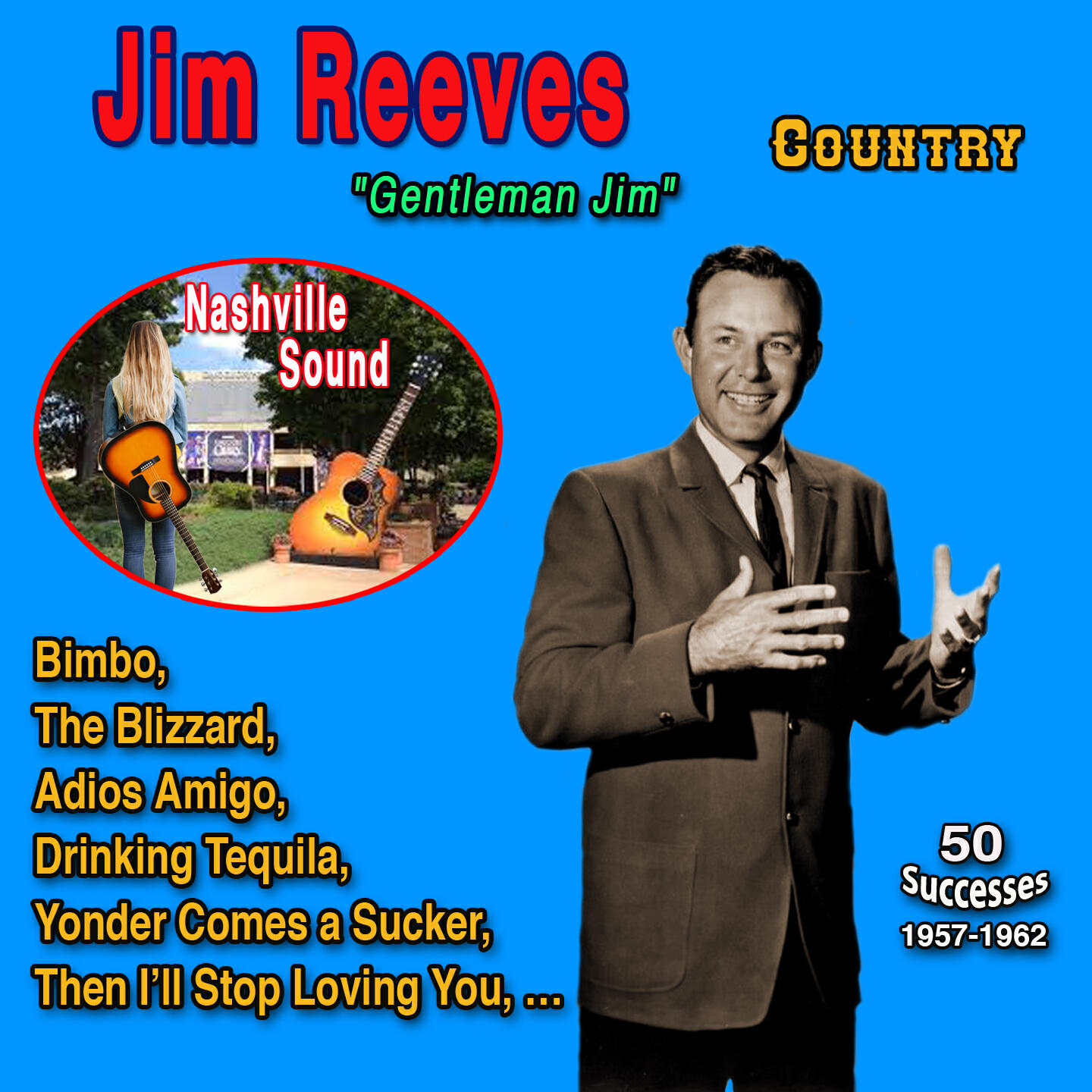 Релиз Jim Reeves "Gentleman Jim" 50 Successes