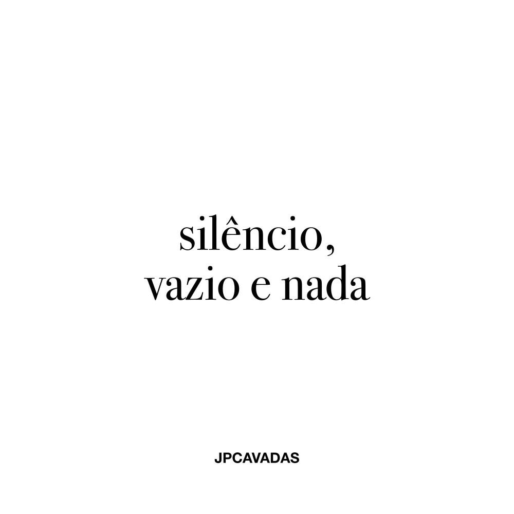 Релиз Silêncio, Vazio e Nada