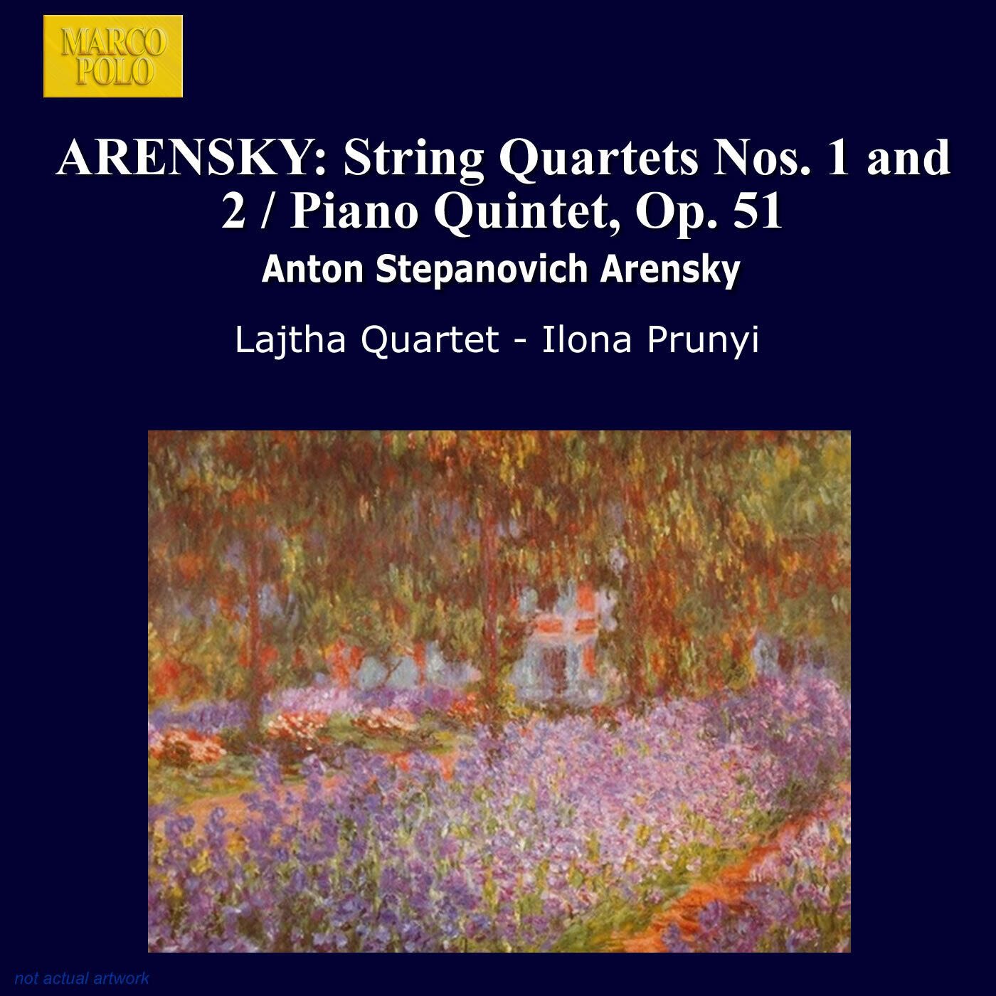 Релиз Arensky: String Quartets Nos. 1 and 2 / Piano Quintet, Op. 51