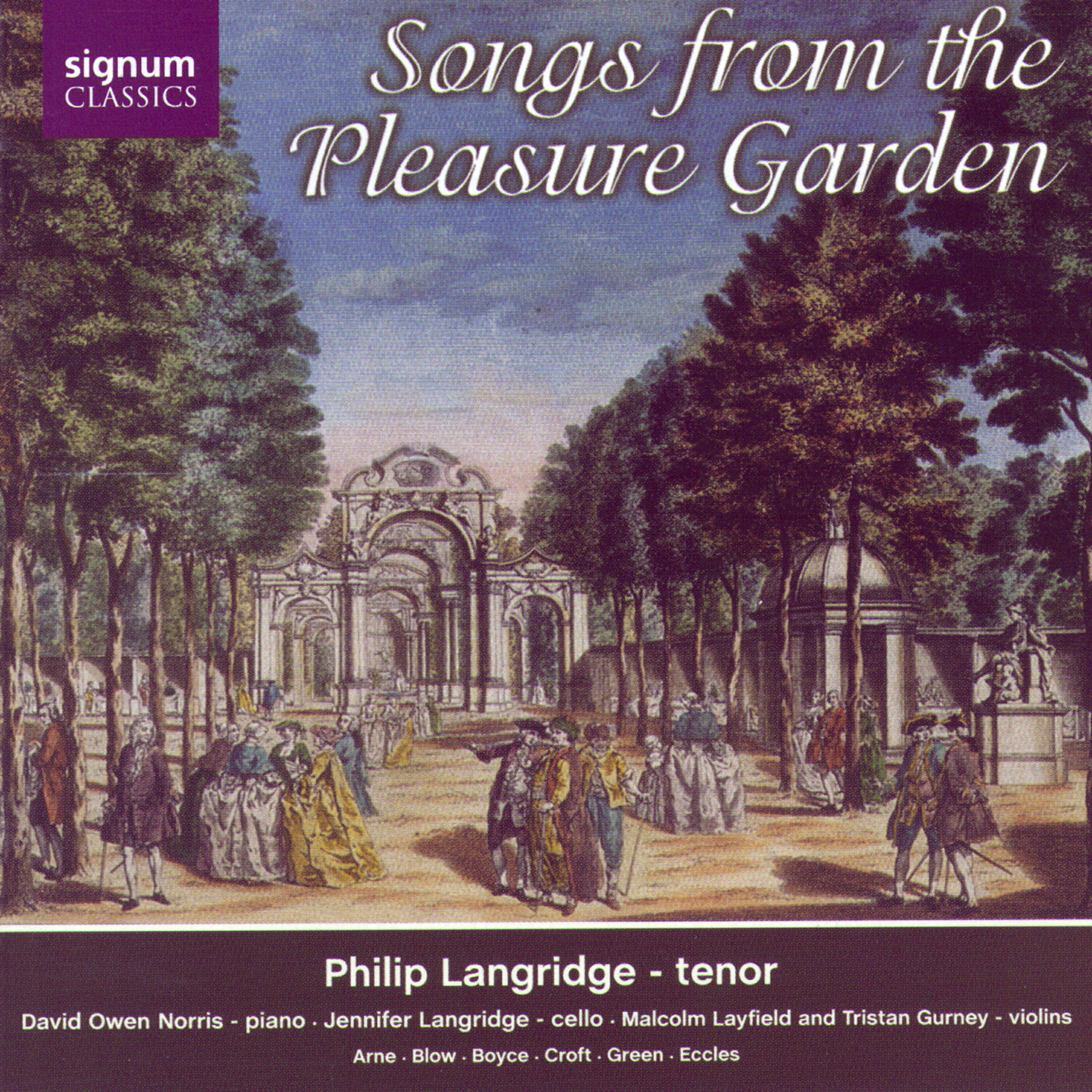 Релиз Songs From The Pleasure Garden
