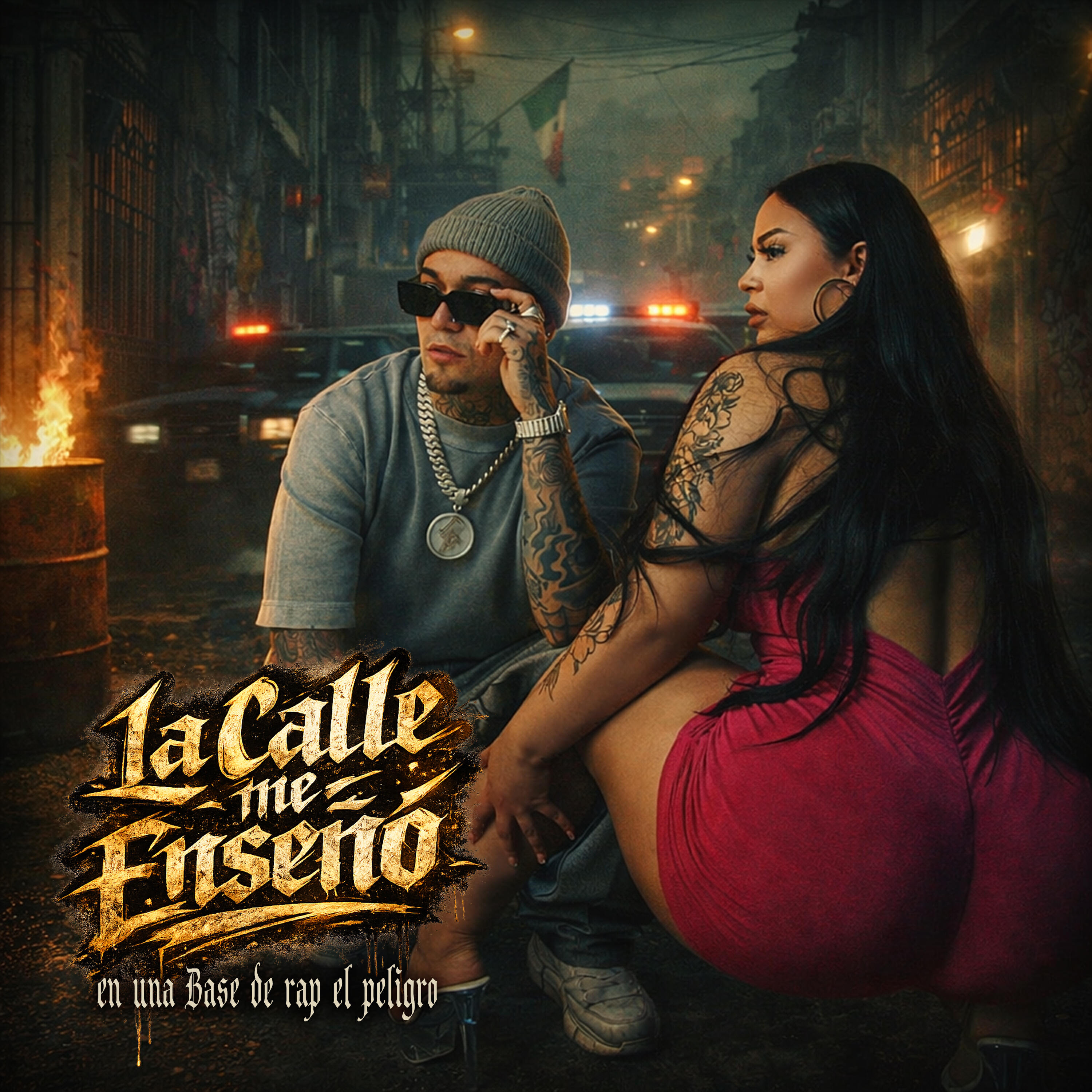Релиз La Calle Me Enseñó en una Base de Rap el Peligro