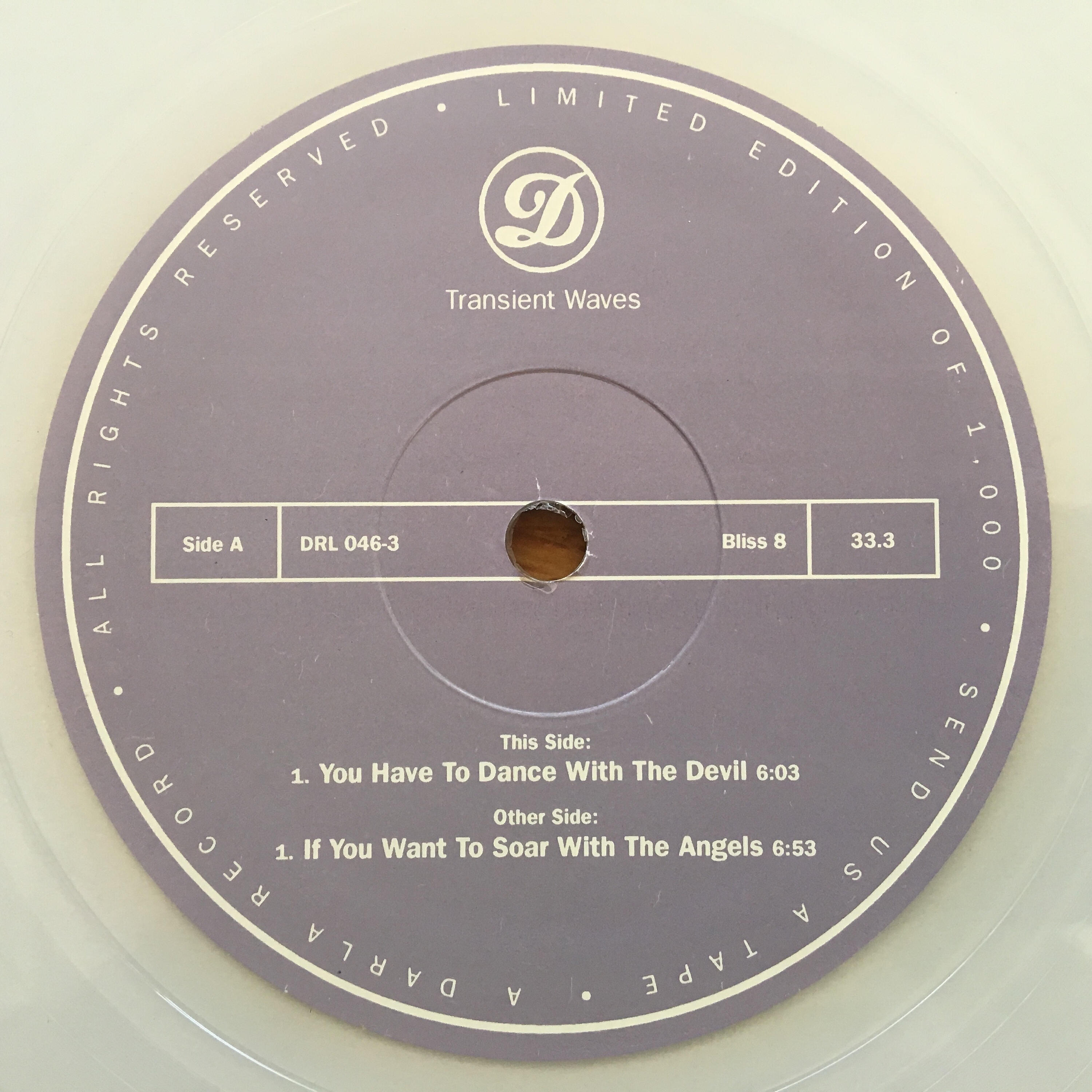 Релиз You Have to Dance with the Devil / If You Want to Soar with the Angels