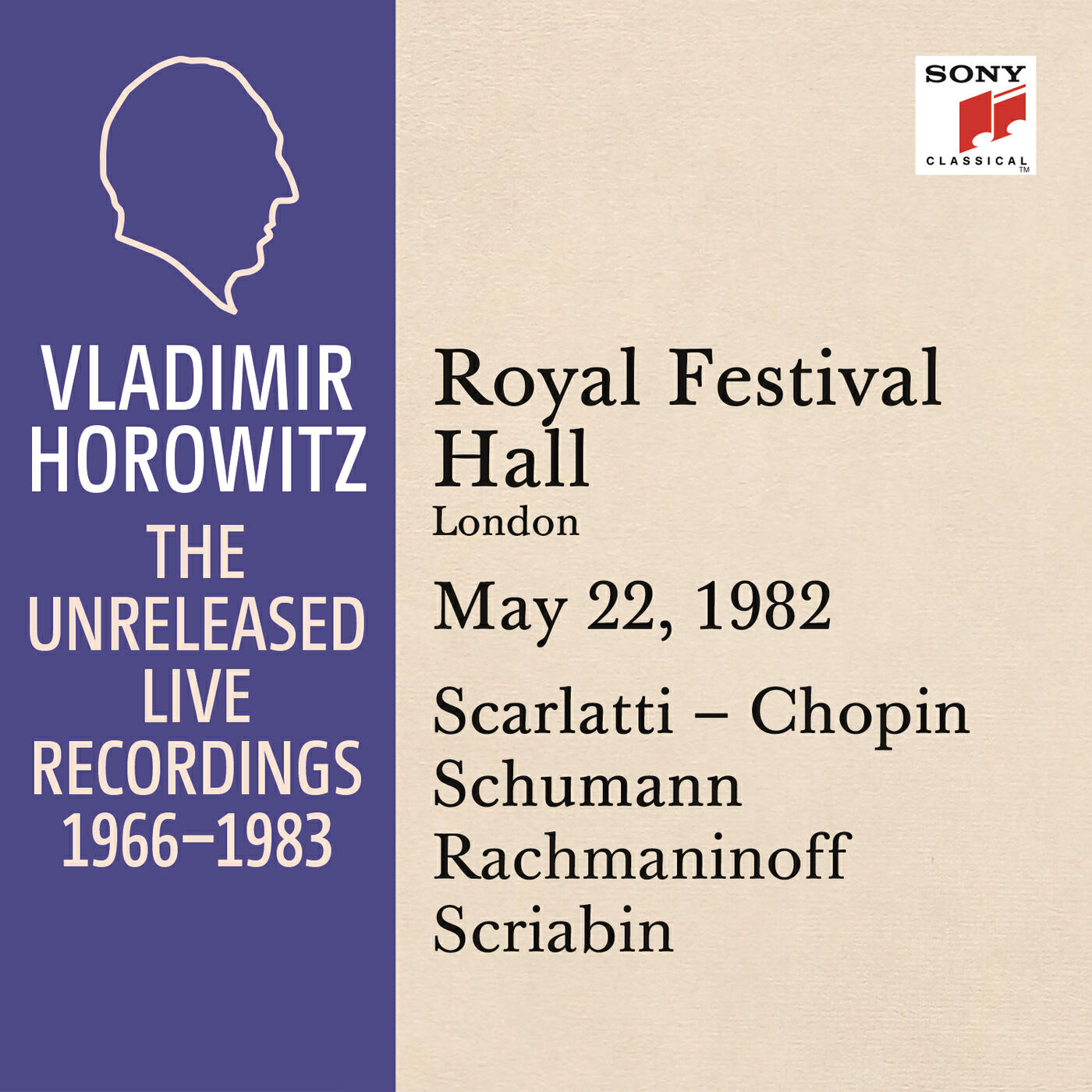 Релиз Vladimir Horowitz in Recital at the Royal Festival Hall, London, May 22, 1982