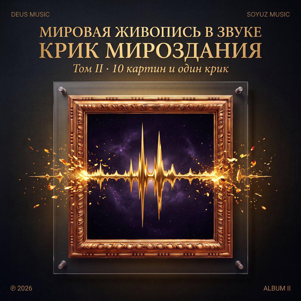 Релиз МИРОВАЯ ЖИВОПИСЬ В ЗВУКЕ. КРИК МИРОЗДАНИЯ. ТОМ II. 10 картин и один крик