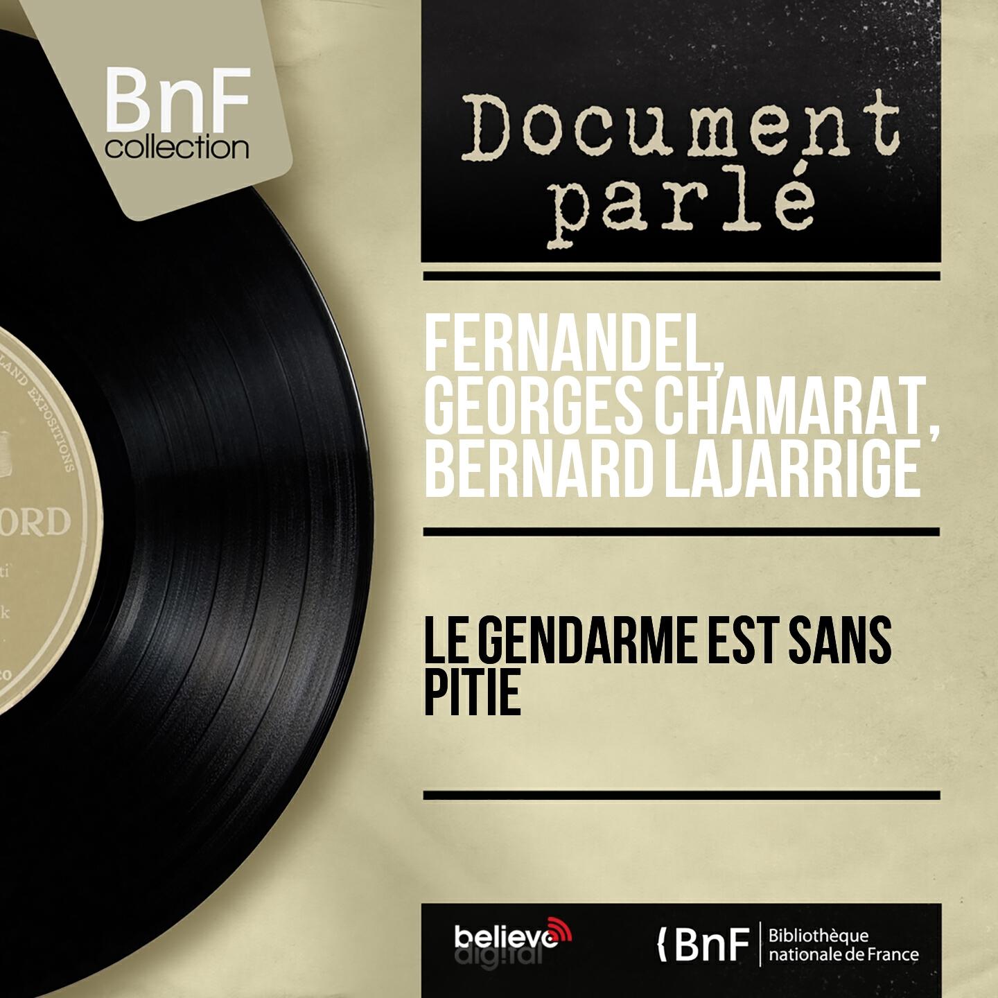 Релиз Le gendarme est sans pitié (Mono version)