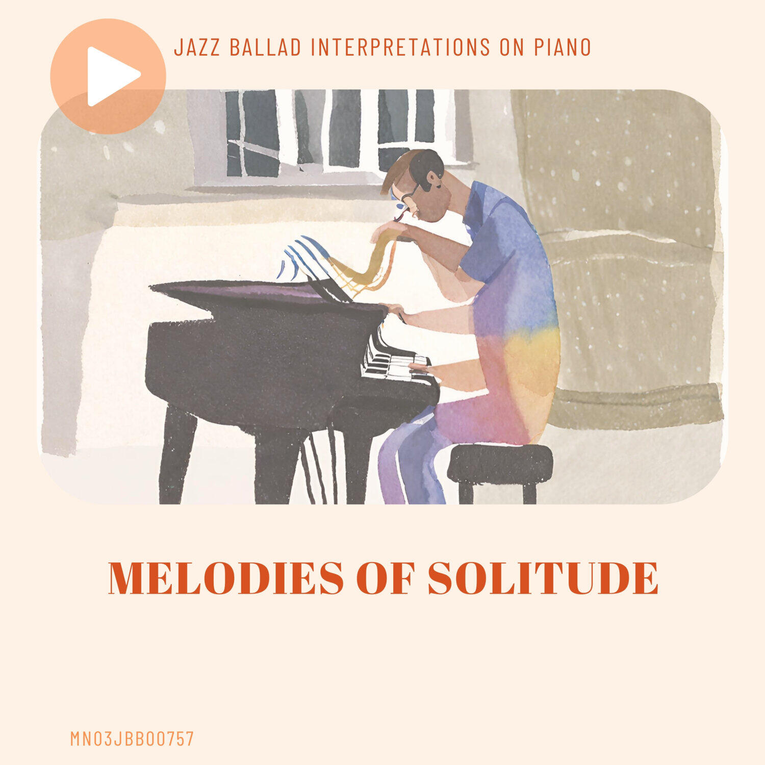 Релиз Melodies of Solitude: Jazz Ballad Interpretations on Piano