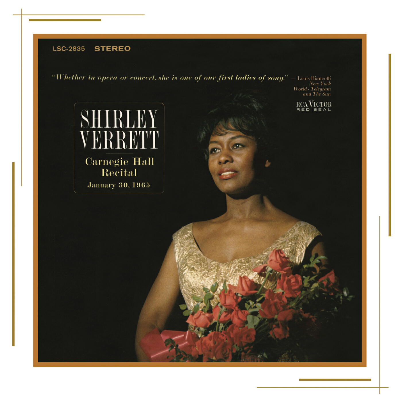 Релиз Shirley Verrett at Carnegie Hall, New York City, January 30, 1965