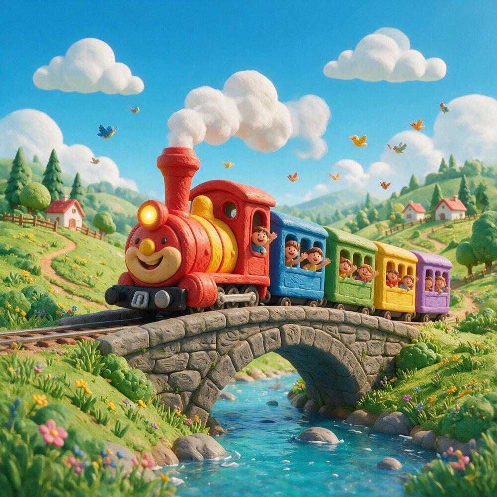 Релиз Trem Faz Chuc Chuc - Música Infantil Sobre Transportes