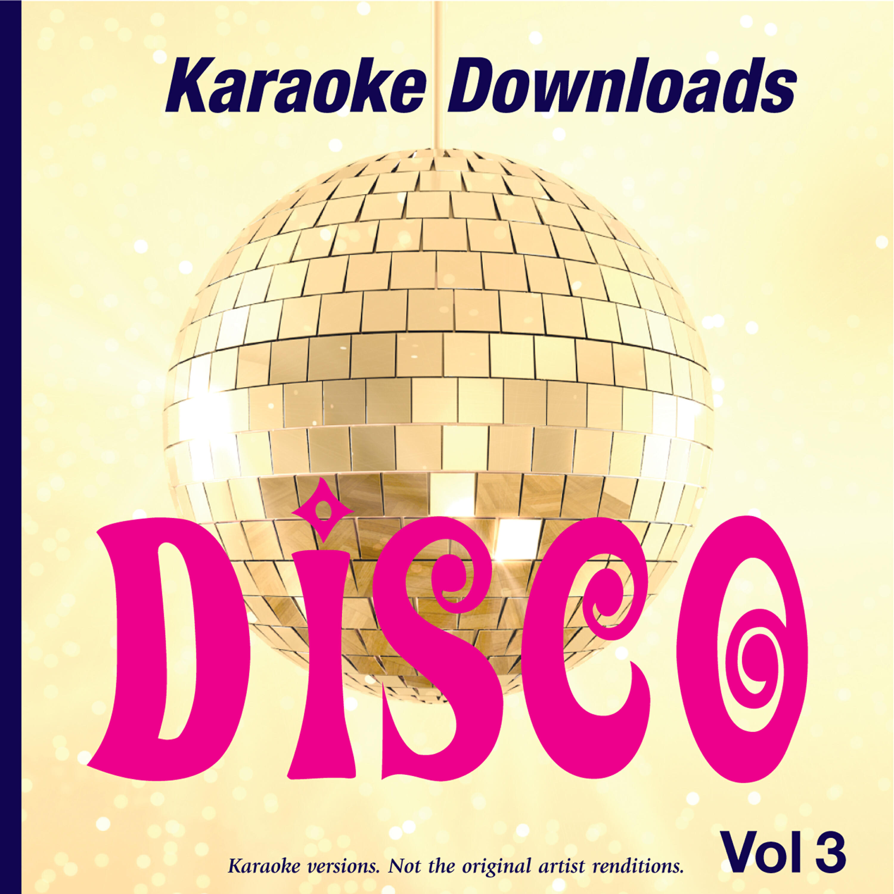 Релиз Karaoke Downloads - Disco Vol.3
