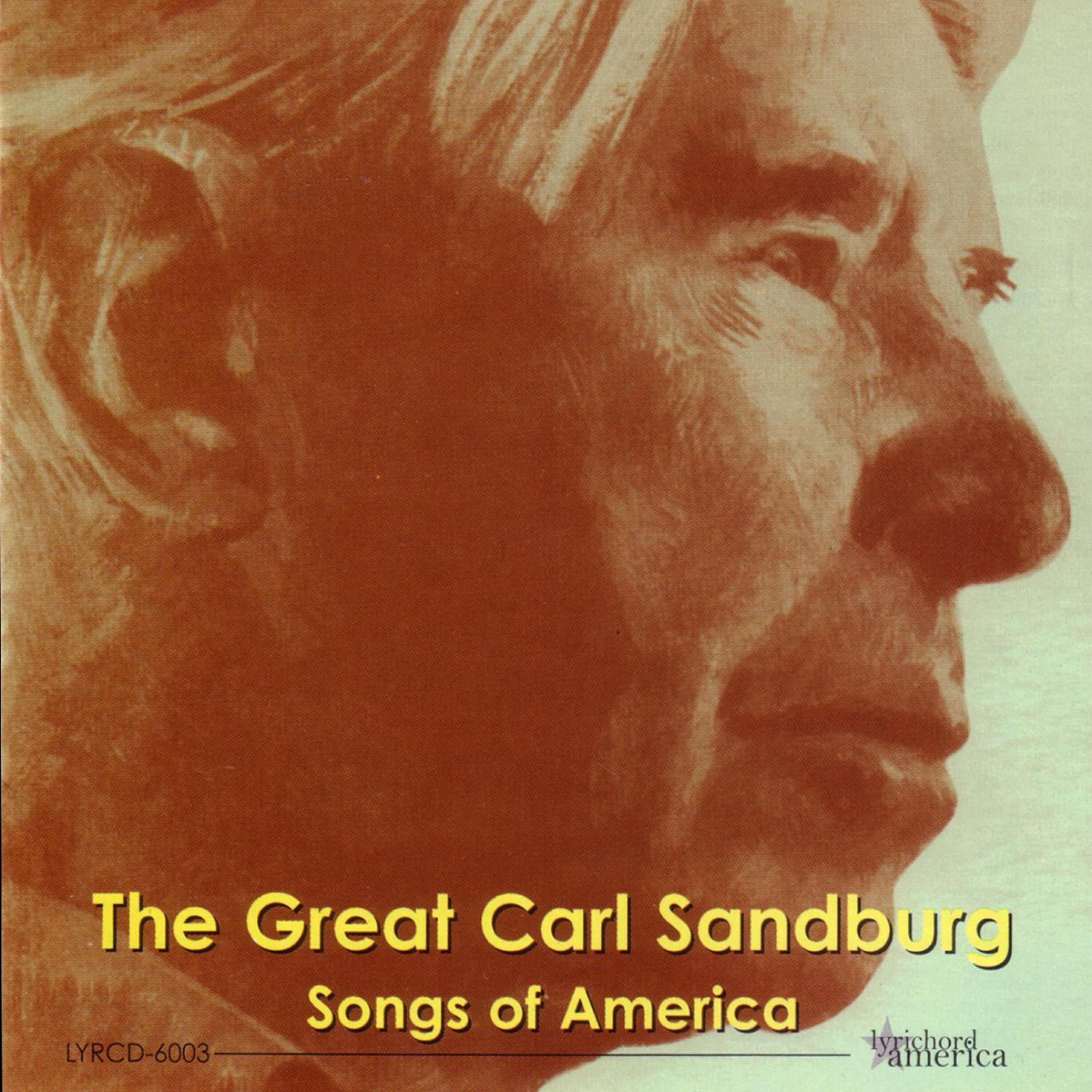 Релиз The Great Carl Sandburg:  Songs of America