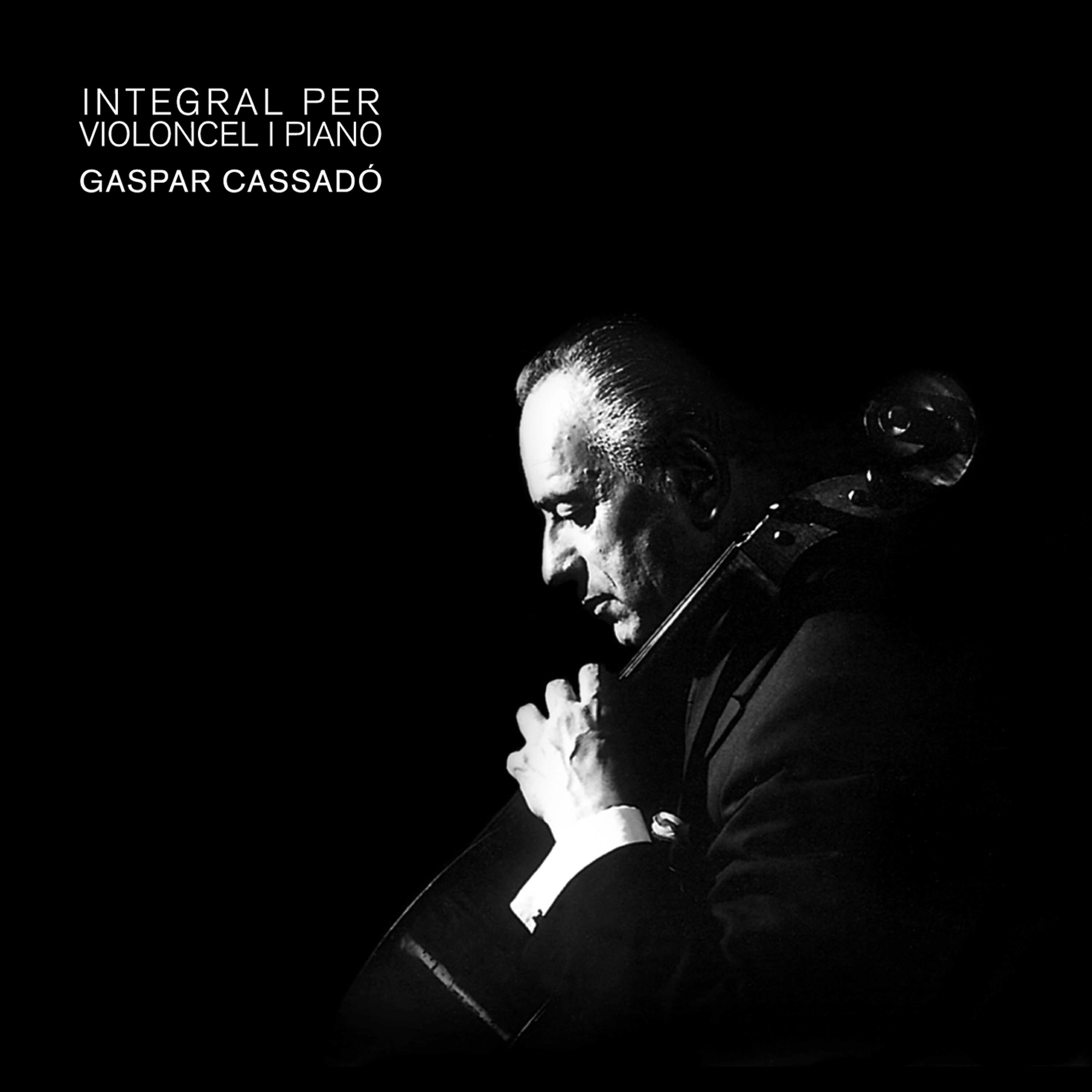 Релиз Integral Per Violoncel i Piano Gaspar Cassadó