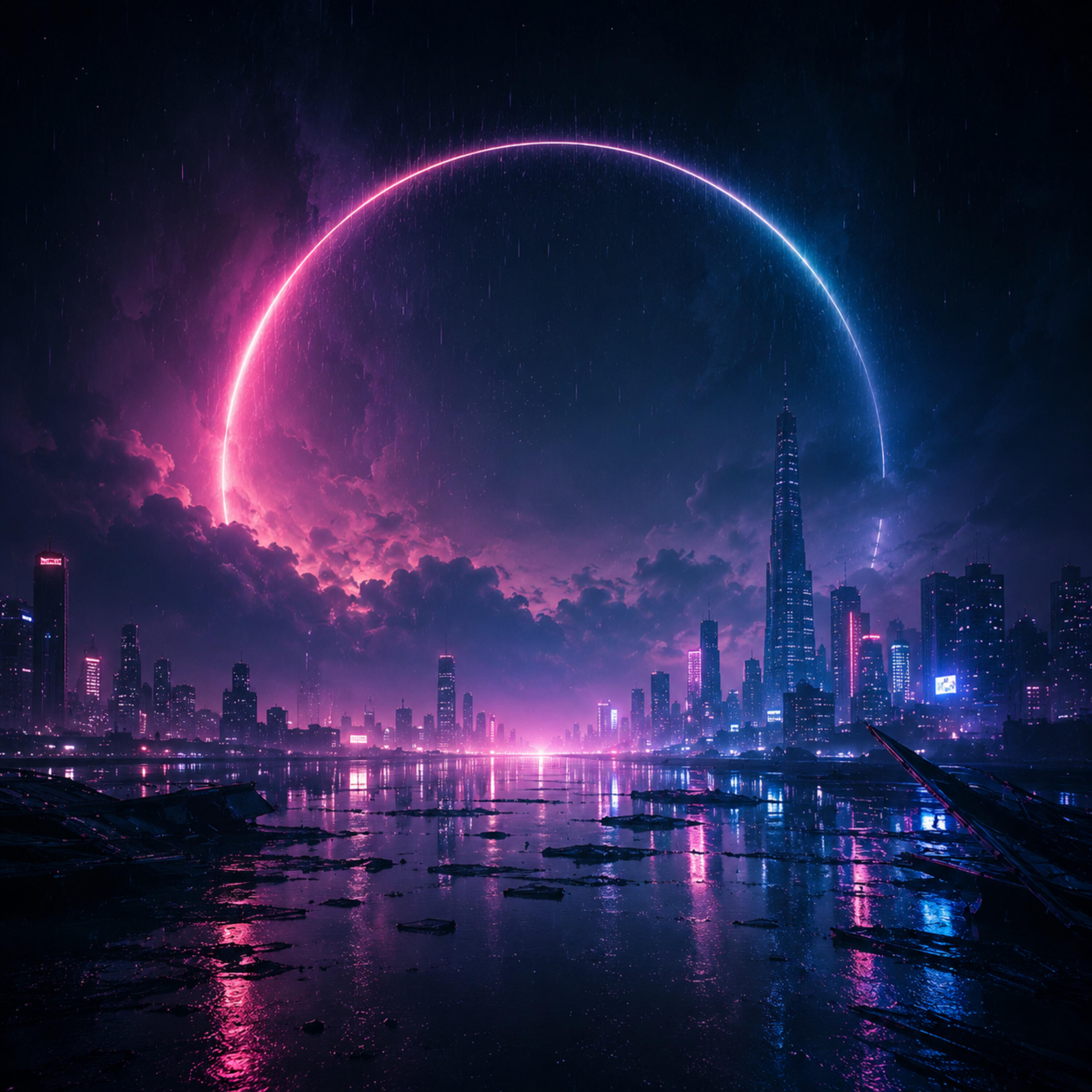 Релиз Echoes Through the Neon Rain