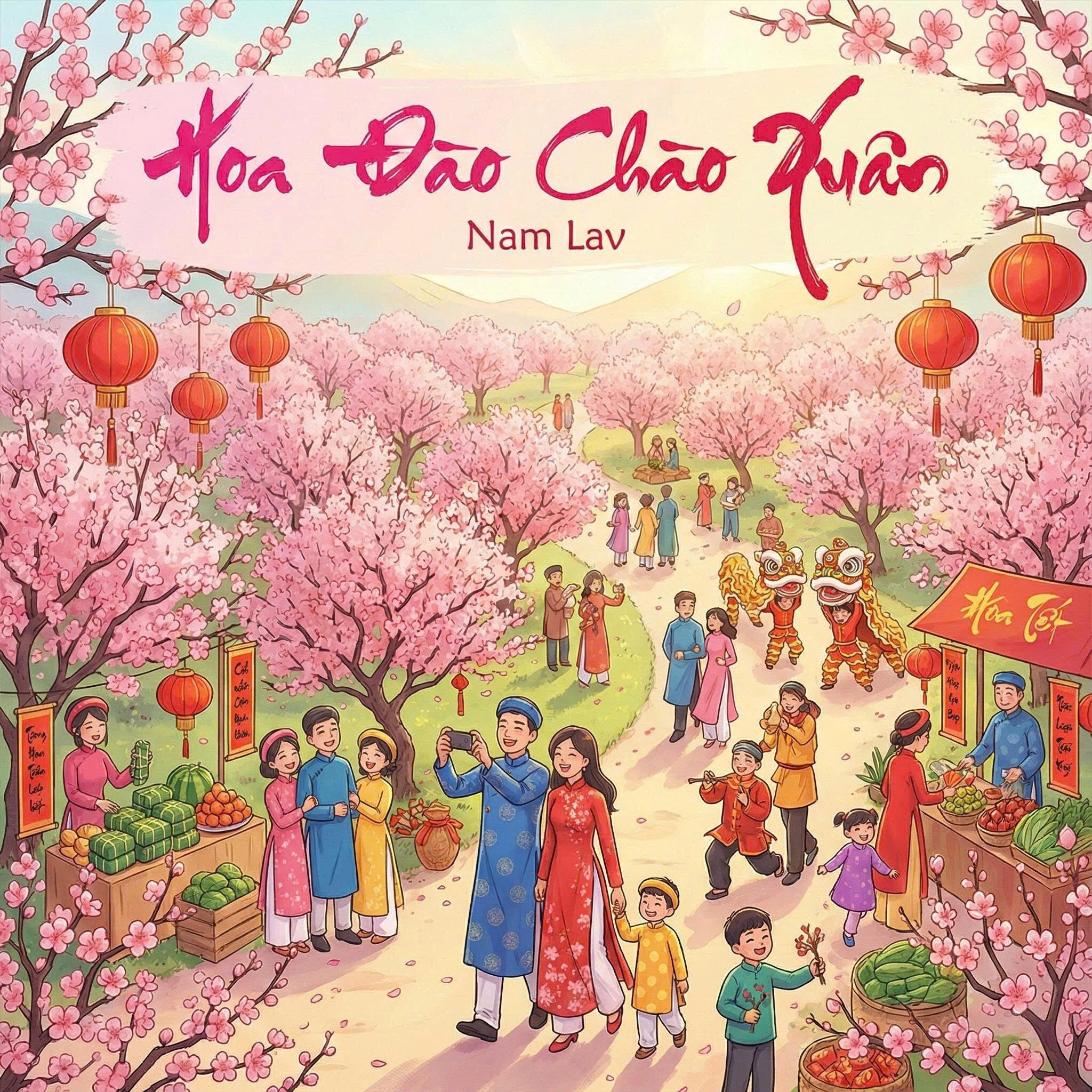 Релиз Hoa Đào Chào Xuân