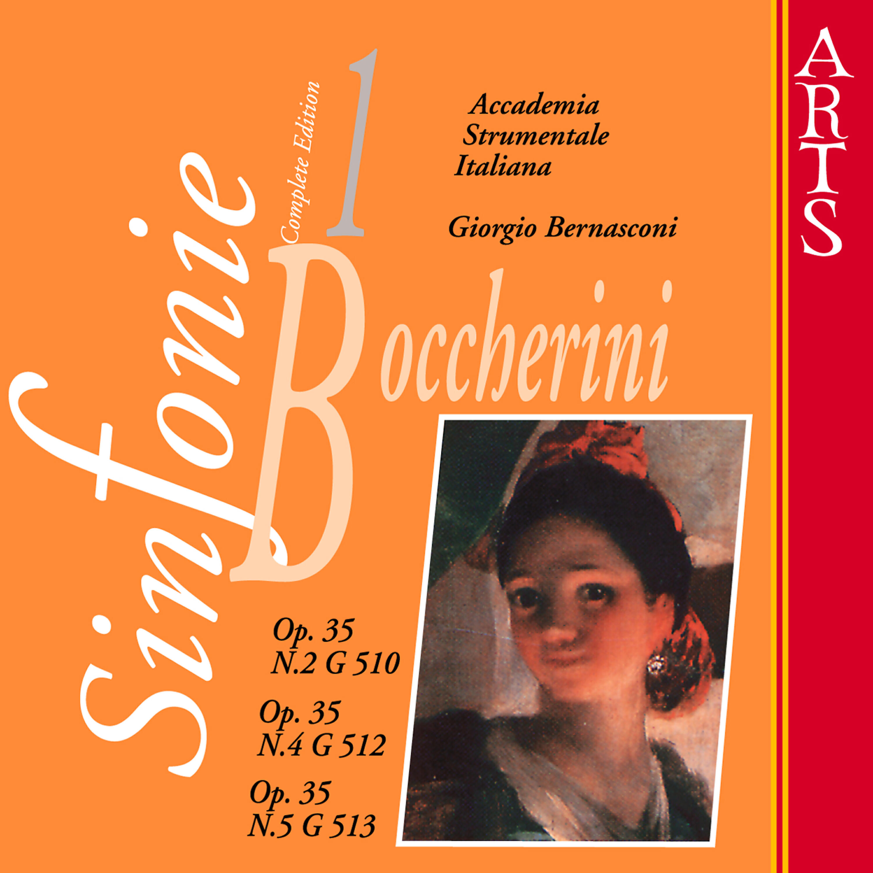 Релиз Boccherini: Sinfonie Op. 35, Nos. 2, 4 & 5 - Vol. 1