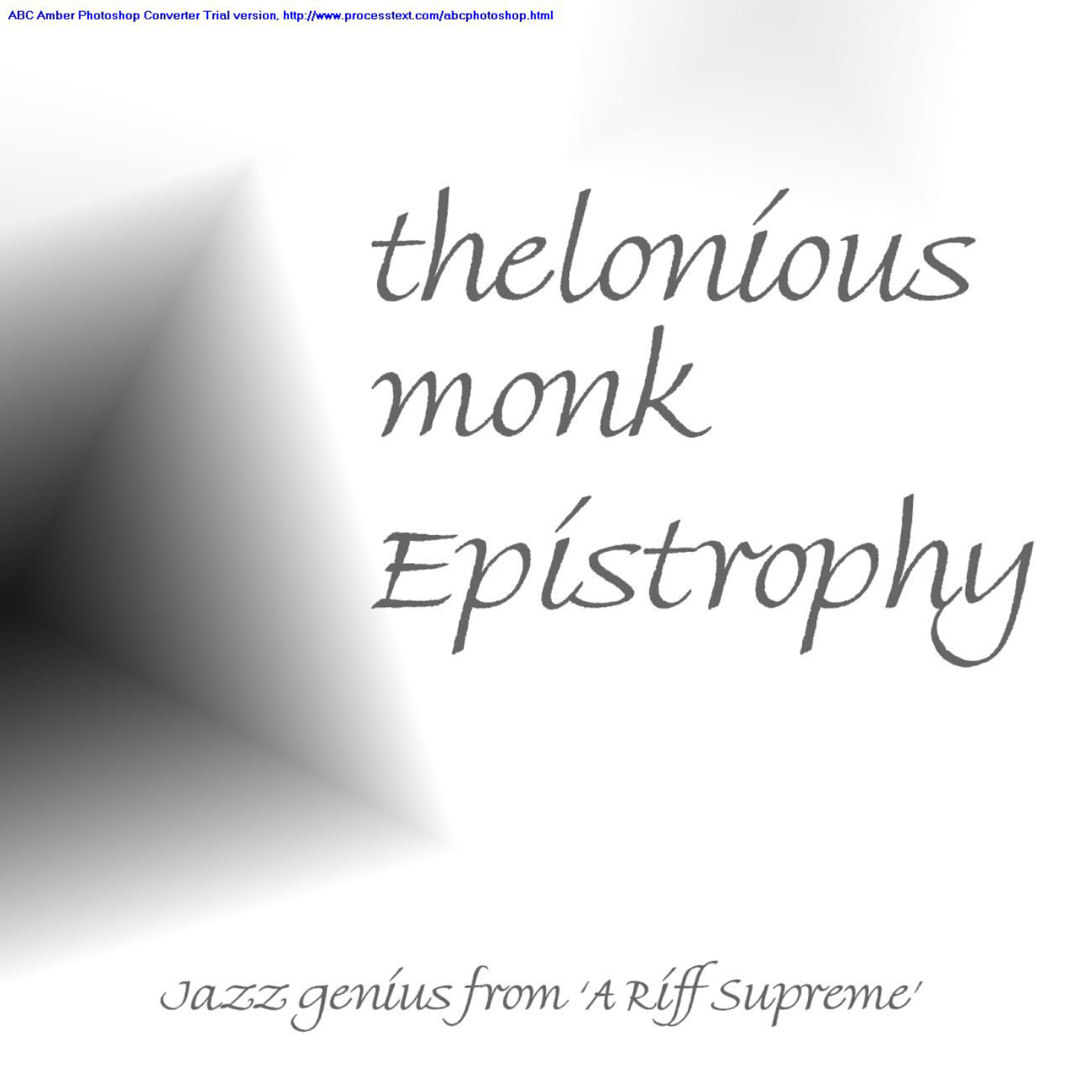 Релиз Epistrophy