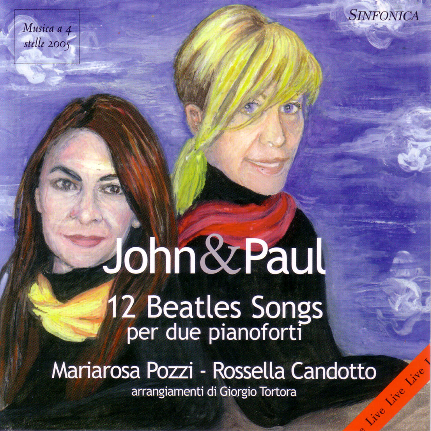 Релиз John e Paul - 12 Beatles songs per due pianoforti - live