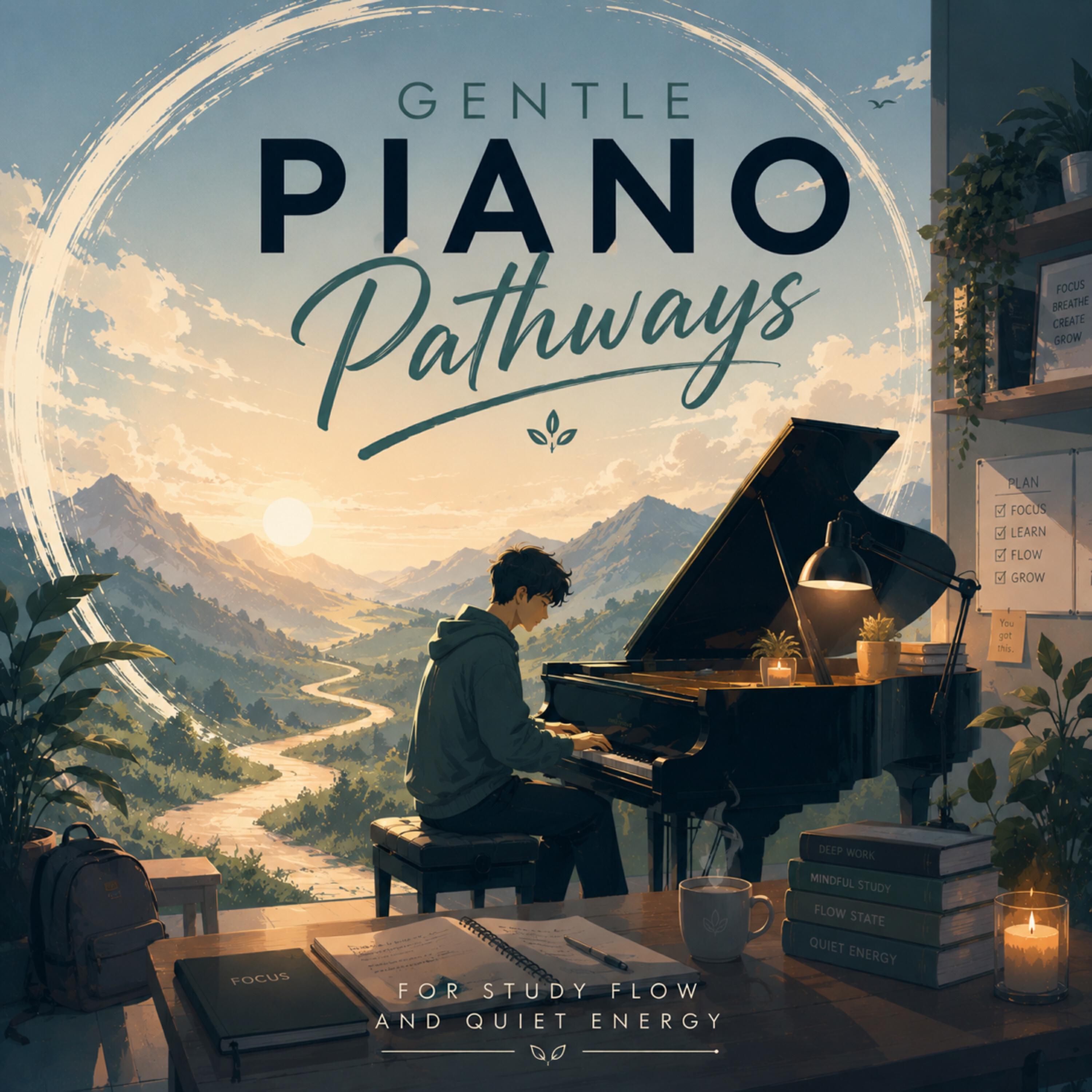 Релиз Gentle Piano Pathways for Study Flow and Quiet Energy