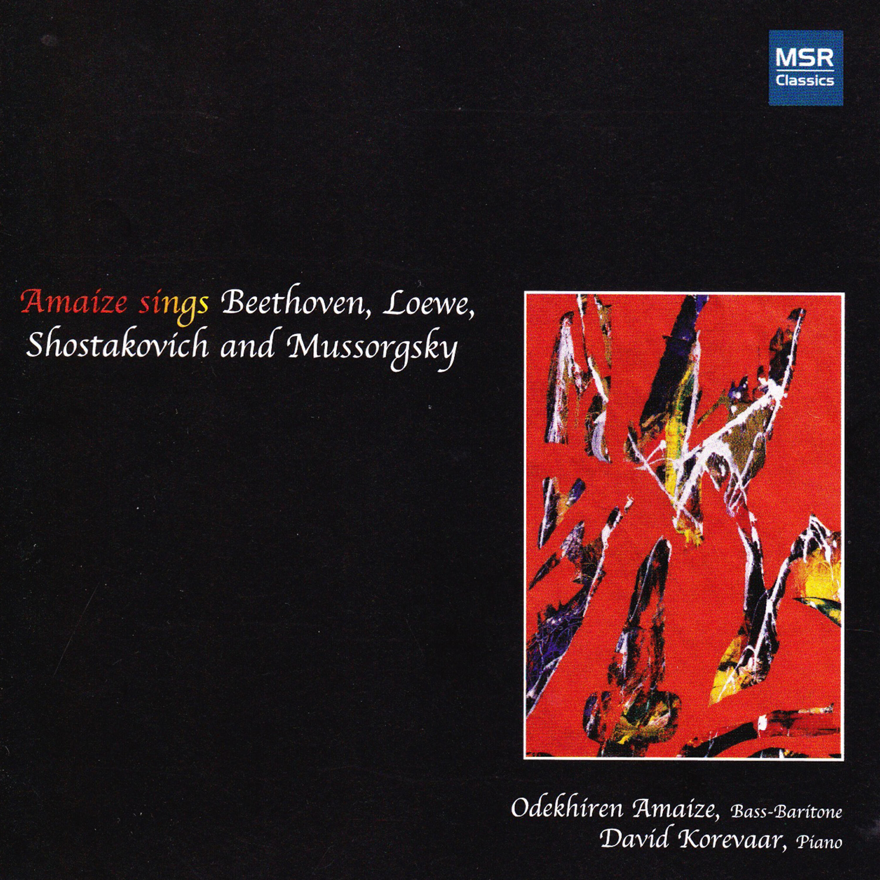 Релиз Amaize Sings Beethoven, Loewe, Mussorgsky and Shostakovich