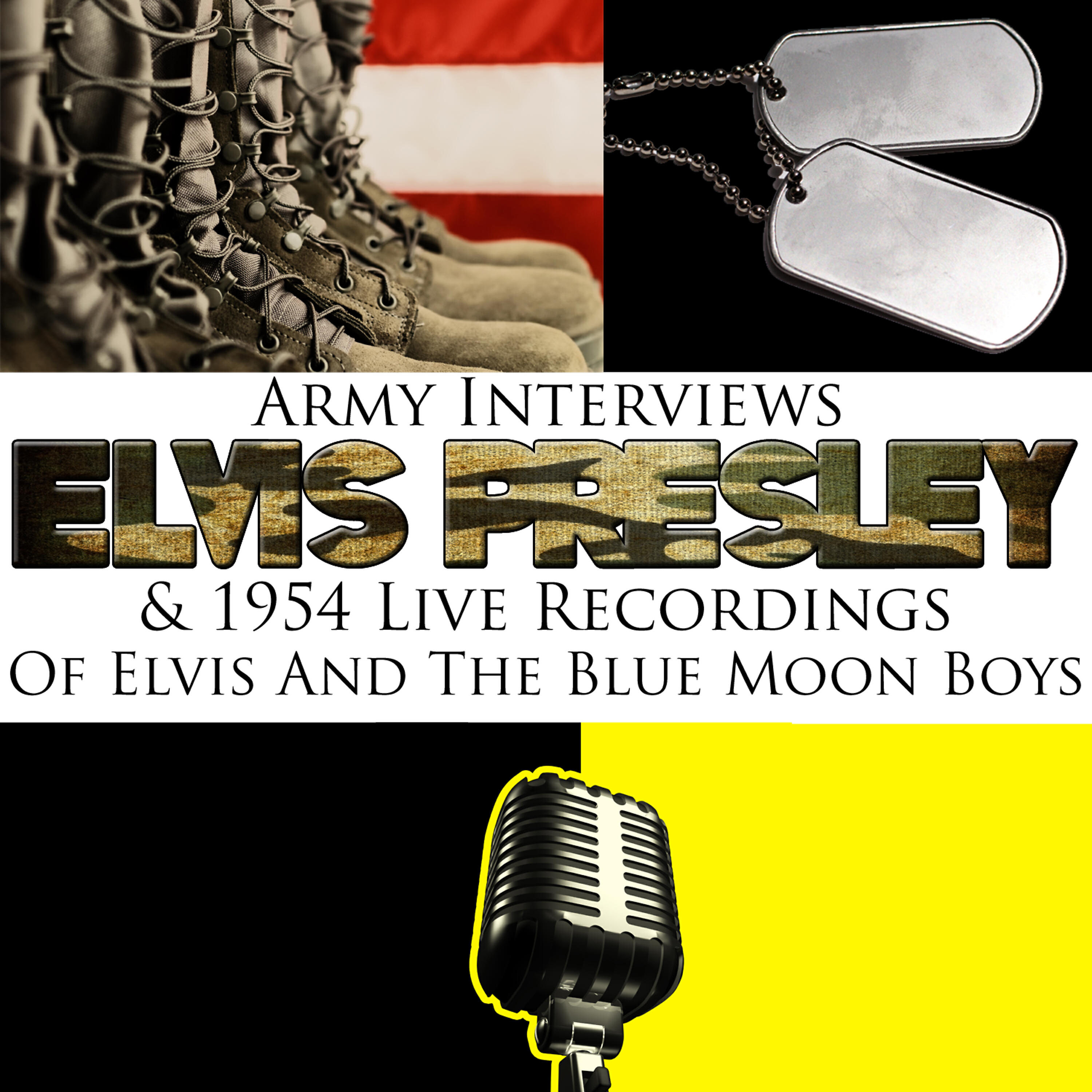 Релиз Army Interviews and 1954 Live Recordings of Elvis and the Blue Moon Boys