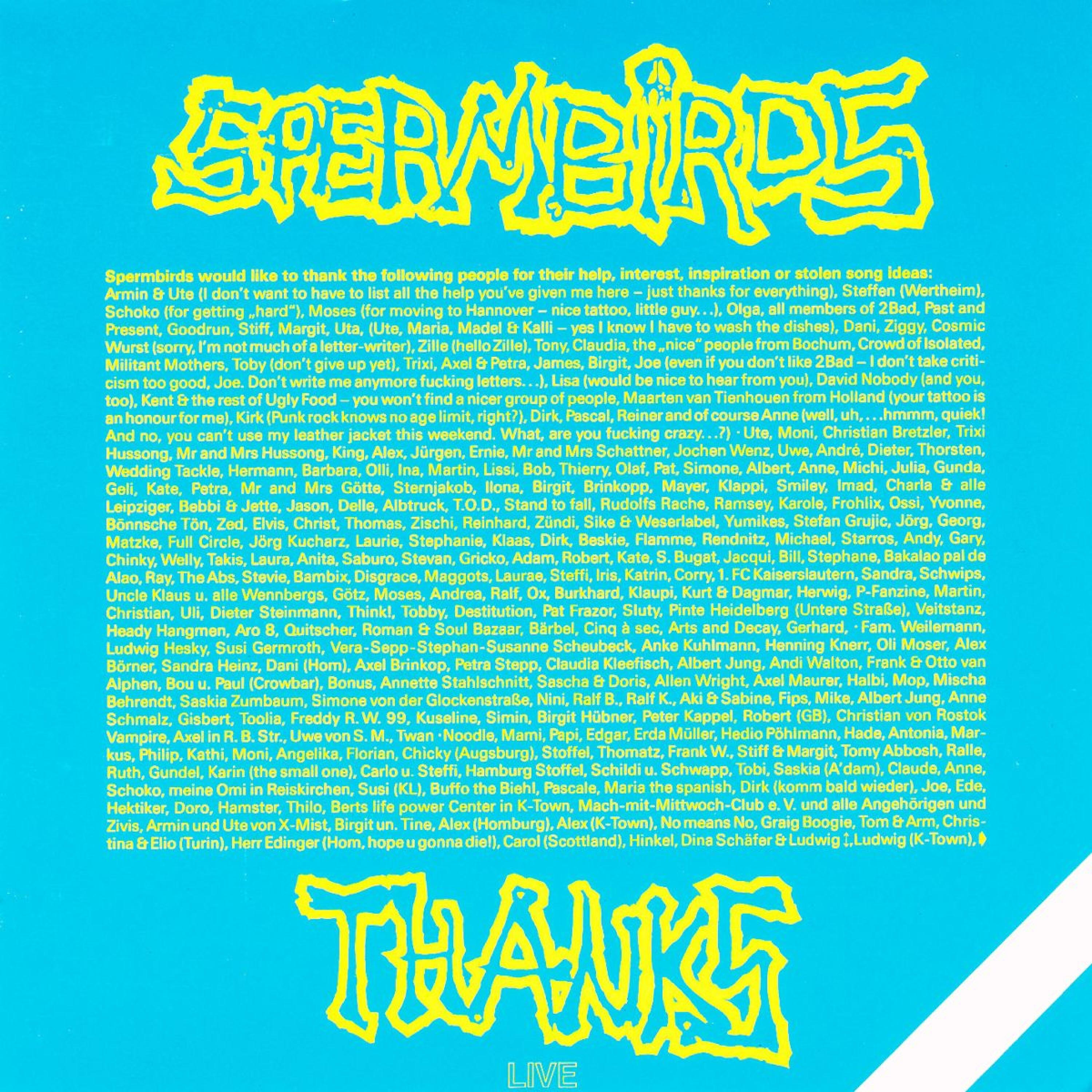 Релиз Thanks - Live