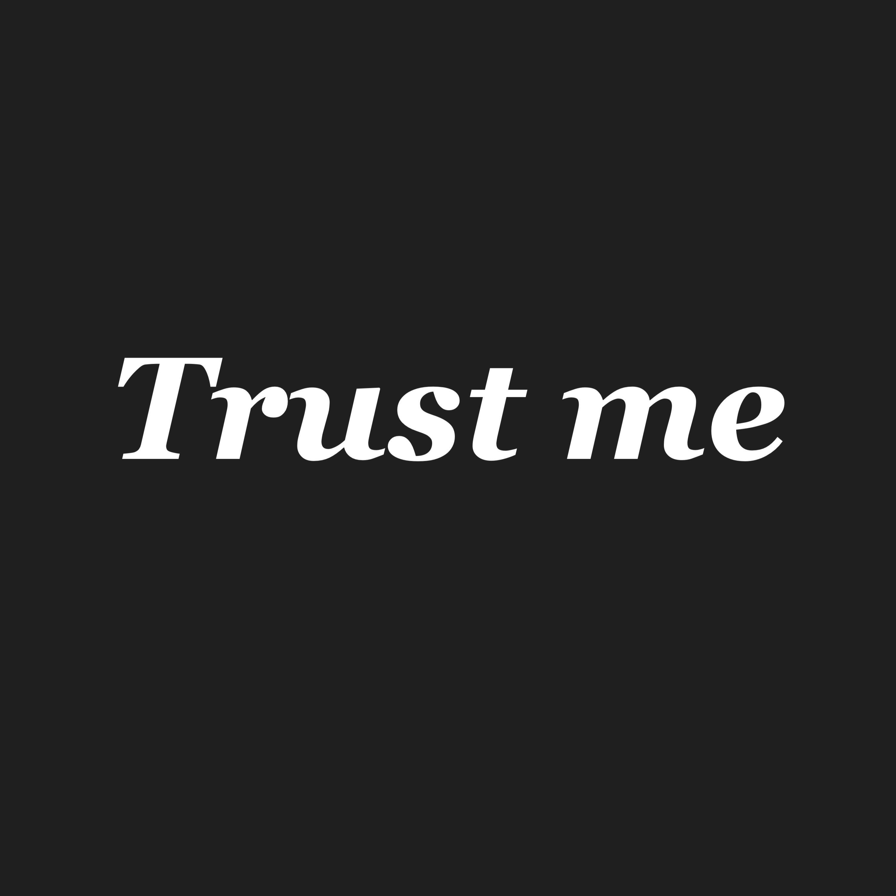 Релиз Trust me