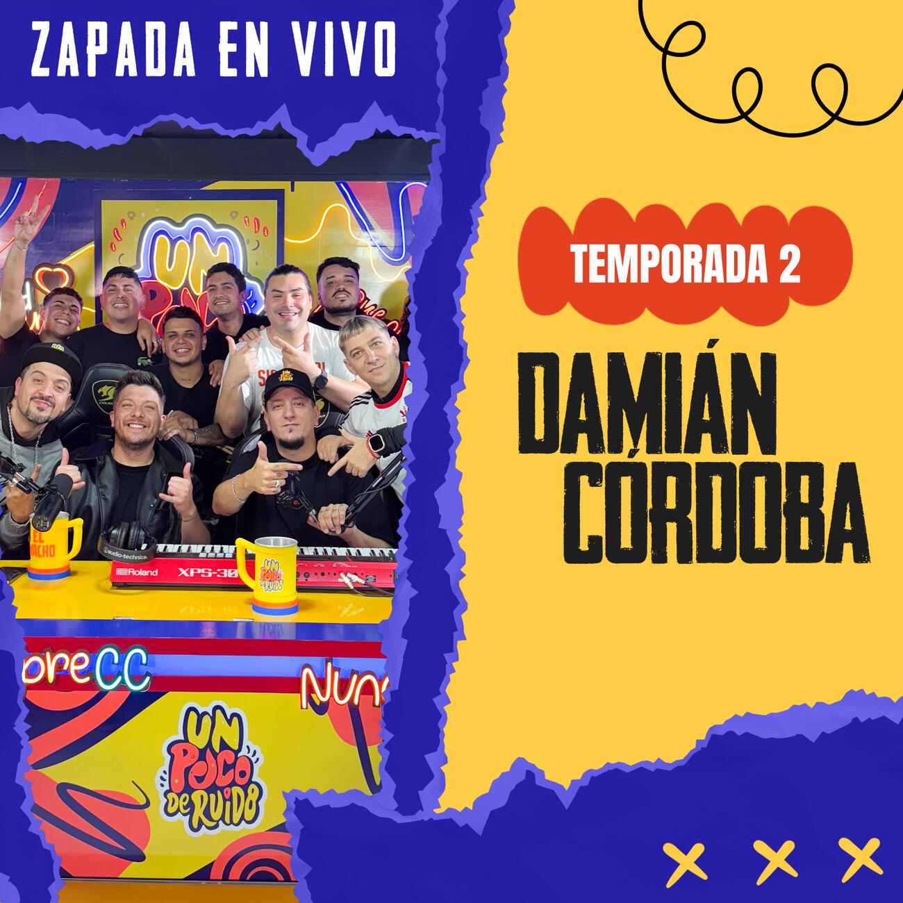 Релиз DAMIÁN CÓRDOBA / Zapada EN VIVO en UN POCO DE RUIDO!