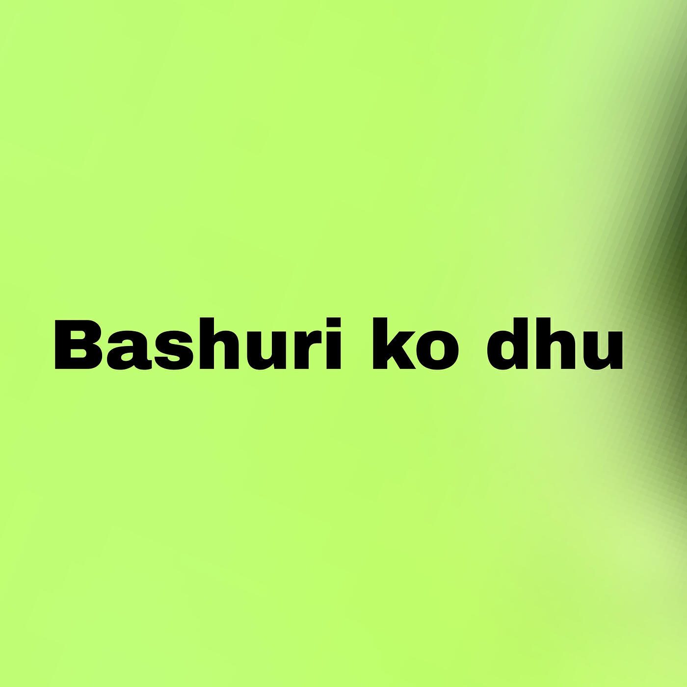 Релиз Bashuri Ko Dhu