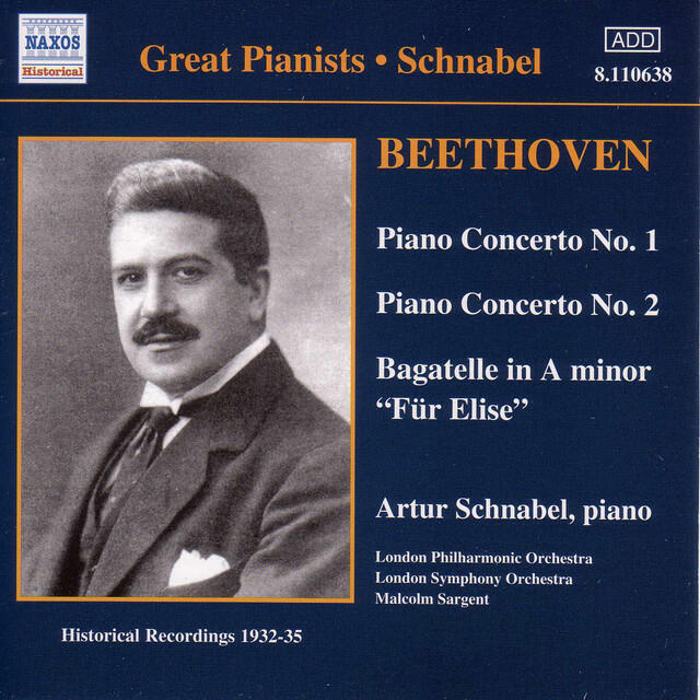 Релиз Beethoven: Piano Concertos Nos. 1 and 2 (Schnabel) (1932, 1935)