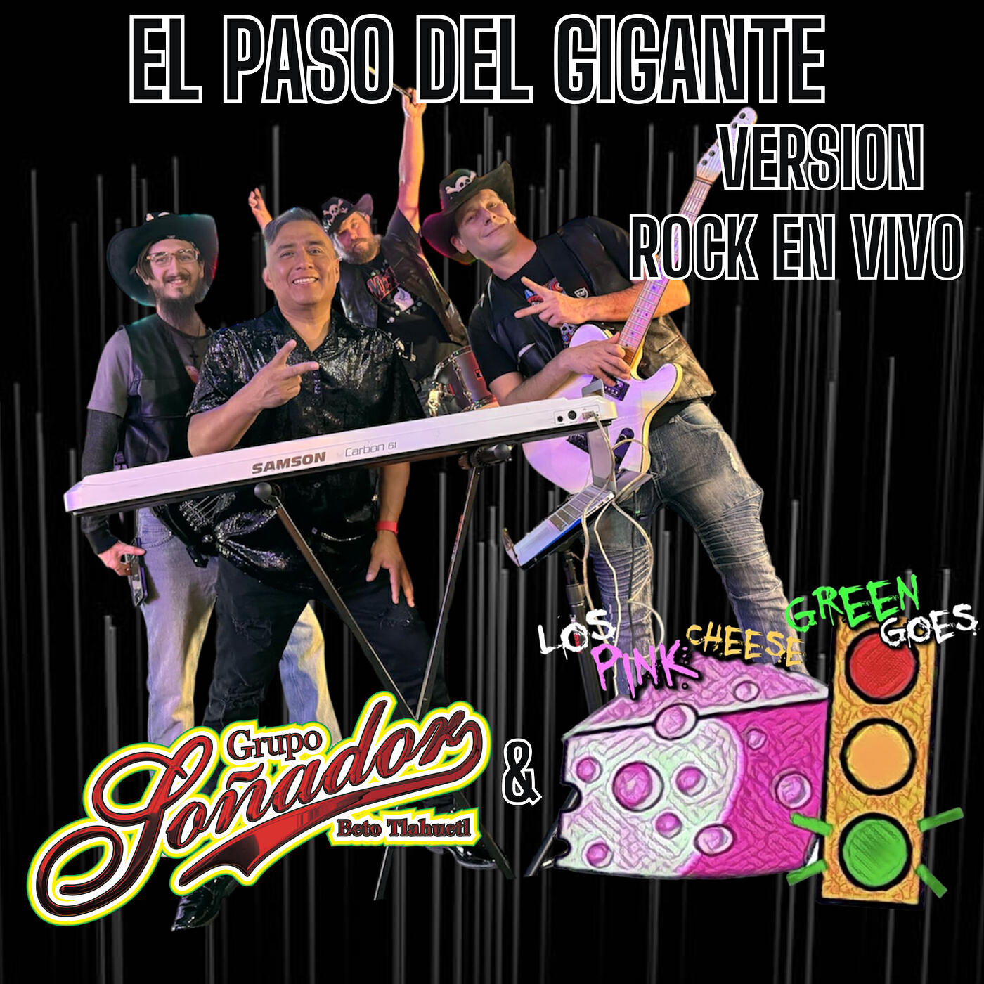 los Pink Cheese green Goes