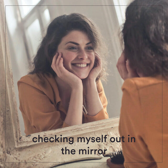 Постер альбома checking myself out in the mirror