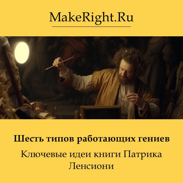 Книга Шесть типов работающих гениев