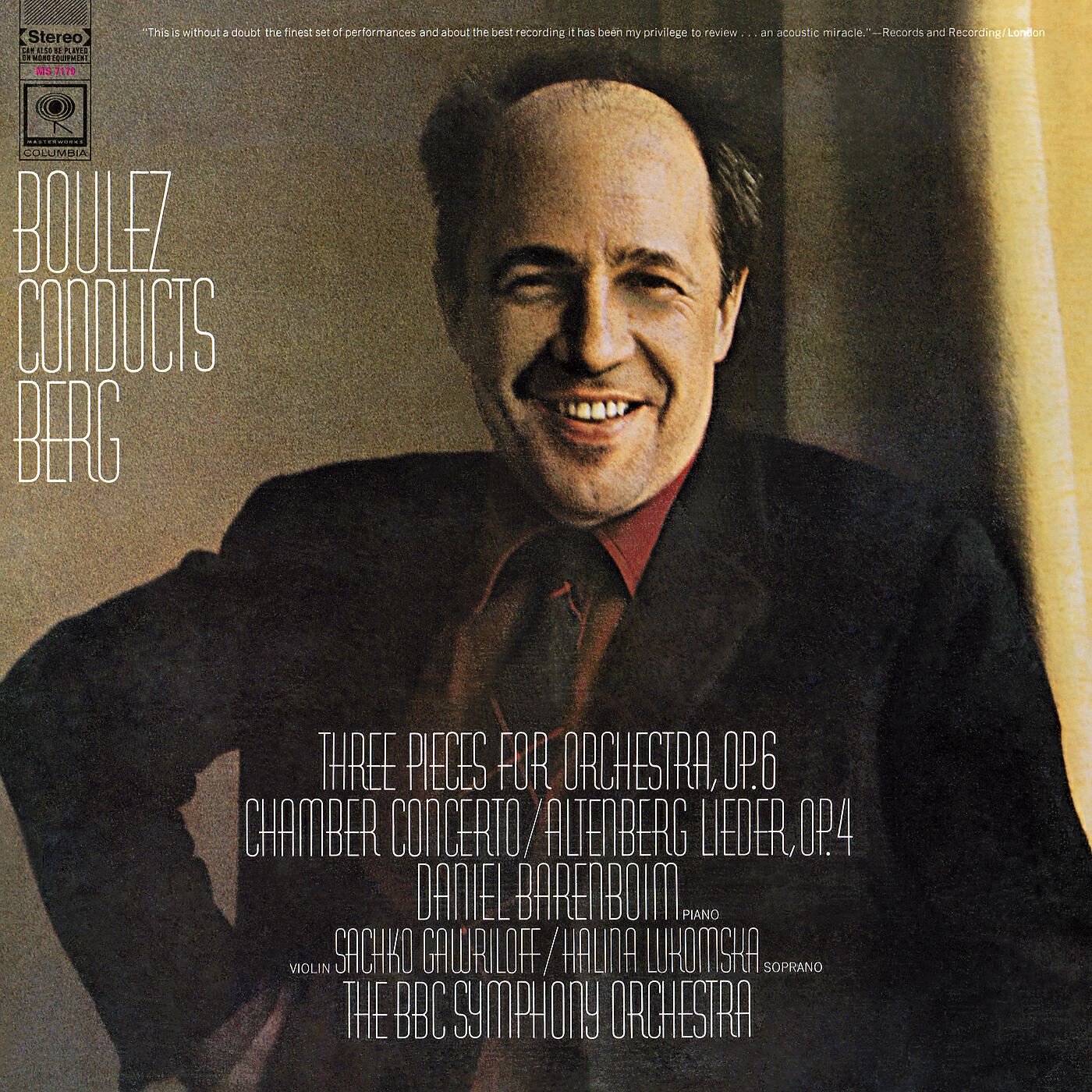 Релиз Boulez Conducts Berg