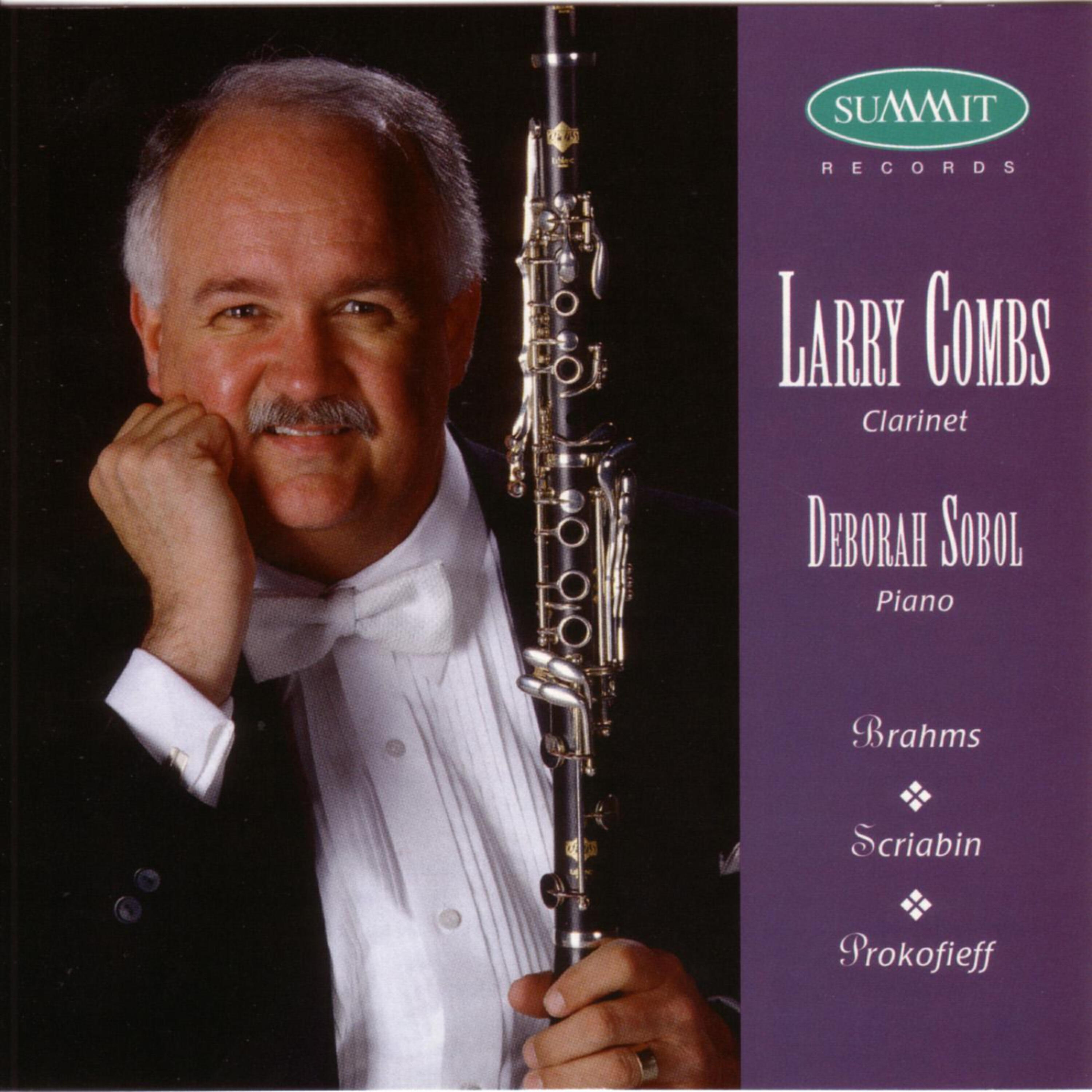 Релиз Brahms, Scriabin, Prokofieff for Clarinet