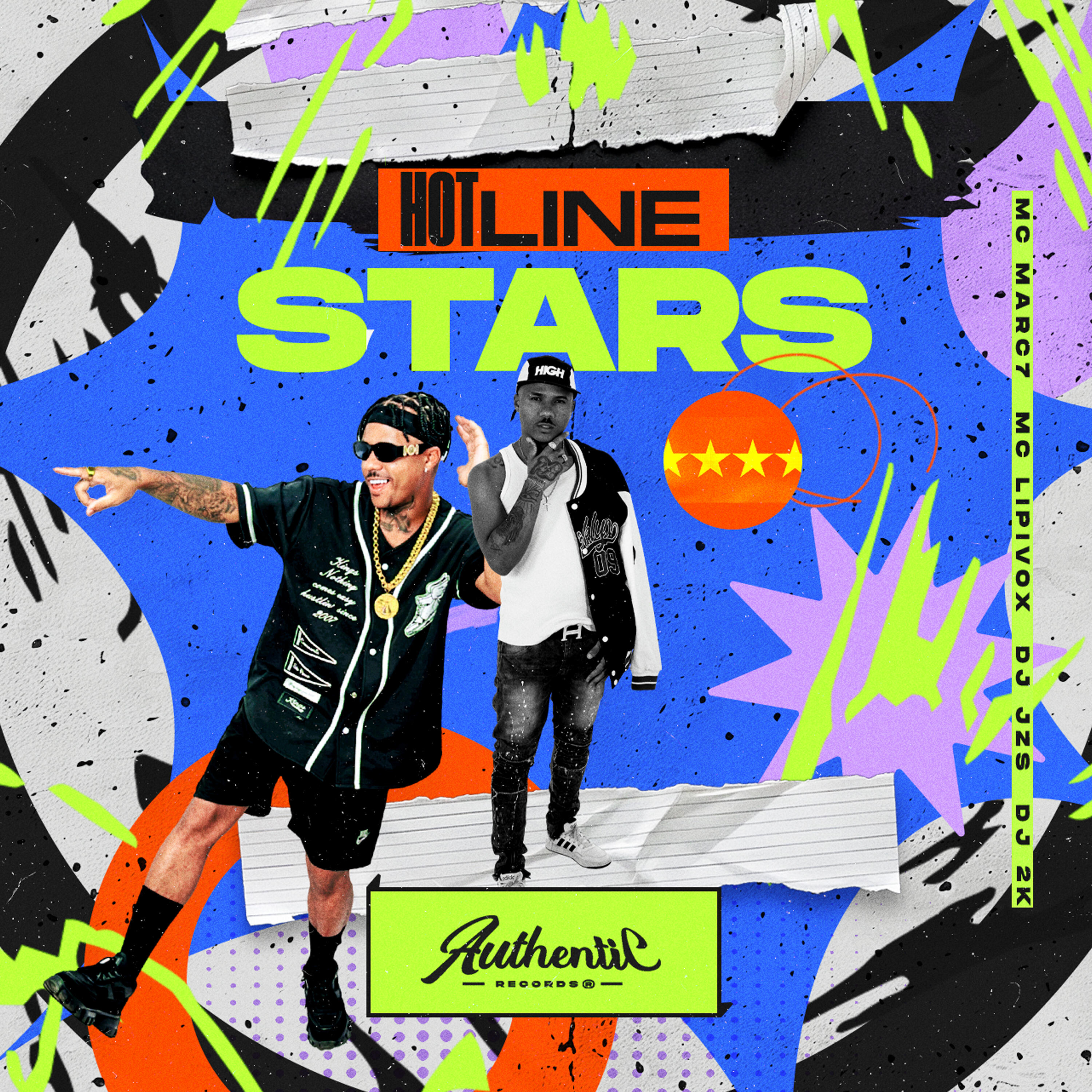 Скачать песню Mc Lipivox, DJ Jzs, DJ 2K, MC MARC 7 - Hotline Stars бесплатно в MP3 для Android и iOS