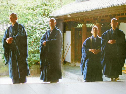 Moines du temple Daitokuji de Kyôto