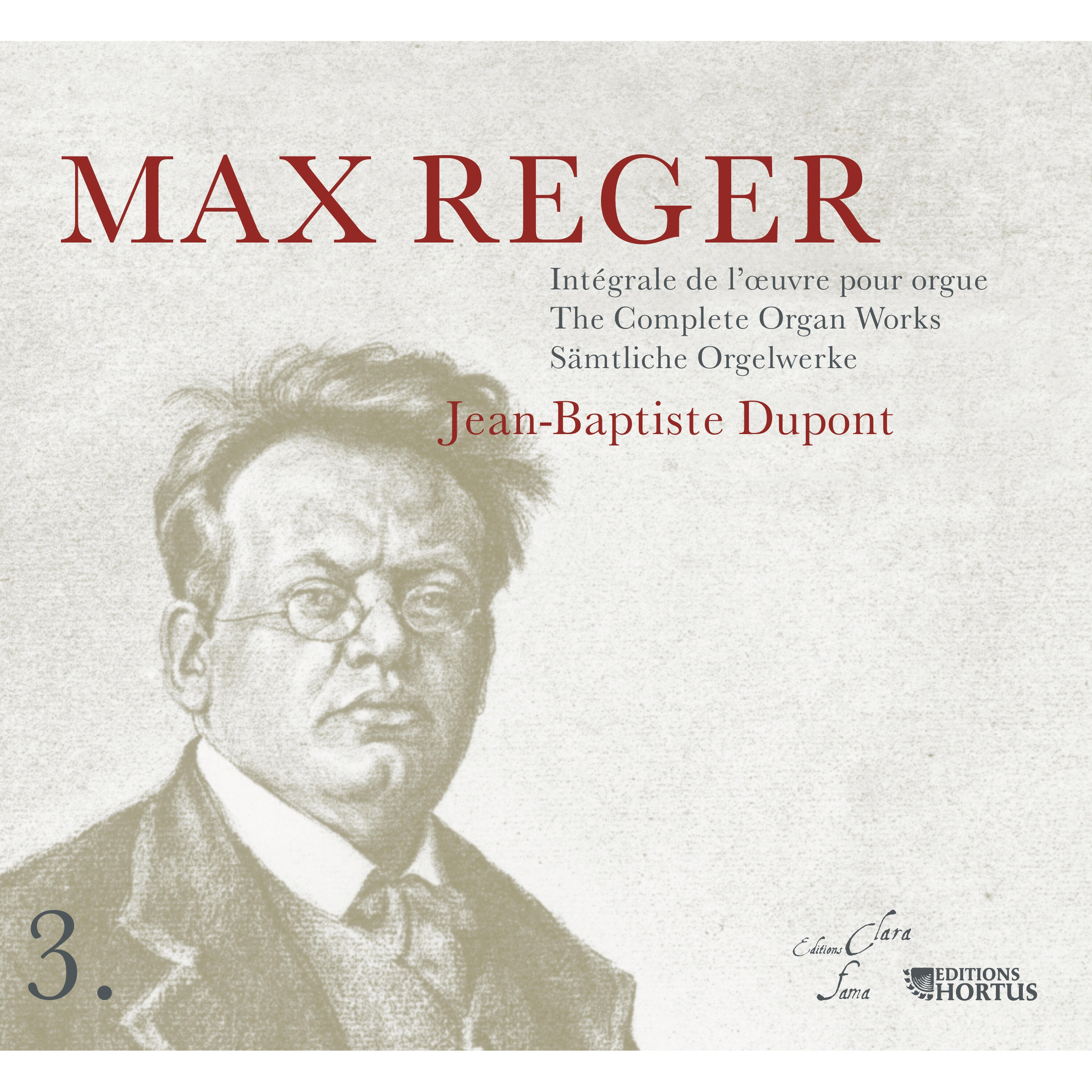 Релиз Reger: Intégrale de l'œuvre pour orgue, Vol. 3