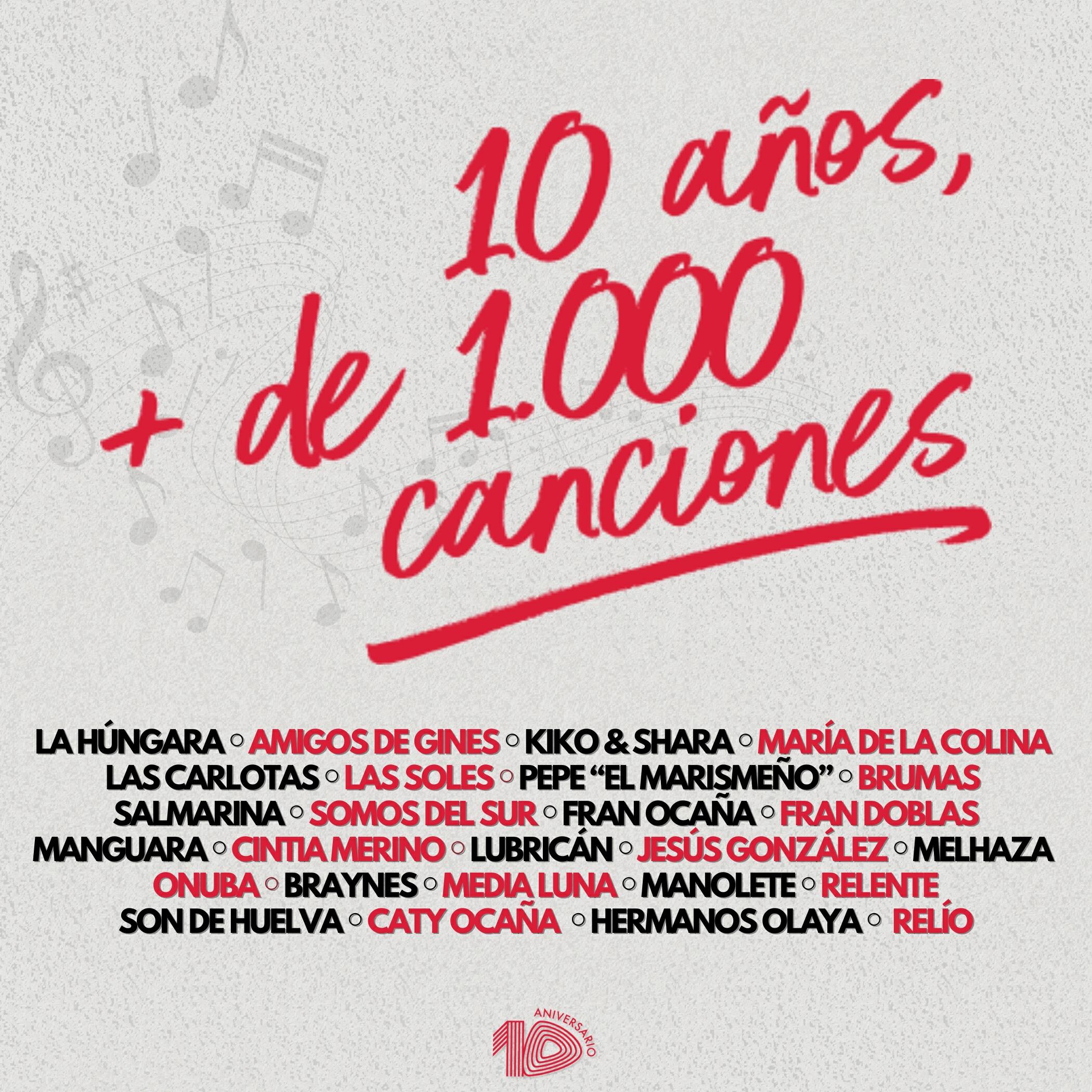 Релиз Más De Mil Canciones