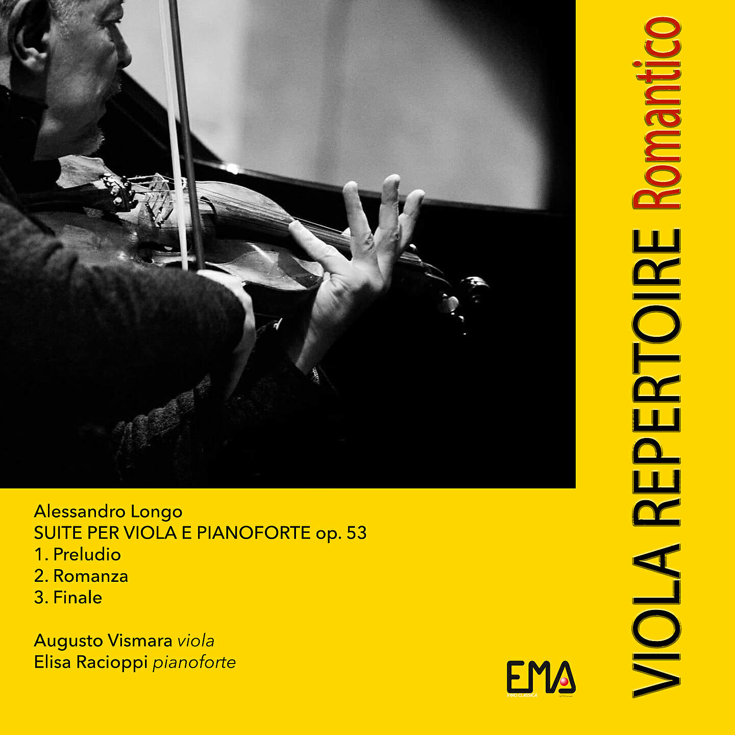 Релиз Alessandro Longo: Suite per viola e pianoforte, Op. 53
