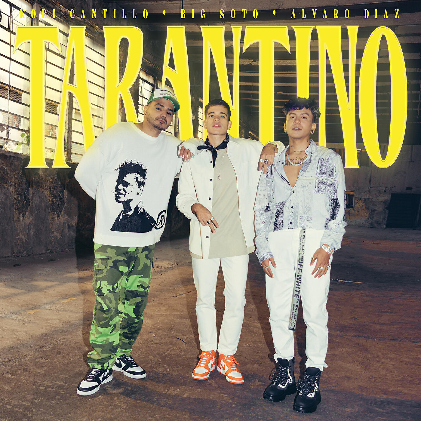 Скачать песню Kobi Cantillo, Big Soto, Alvaro Diaz - Tarantino бесплатно в MP3 для Android и iOS