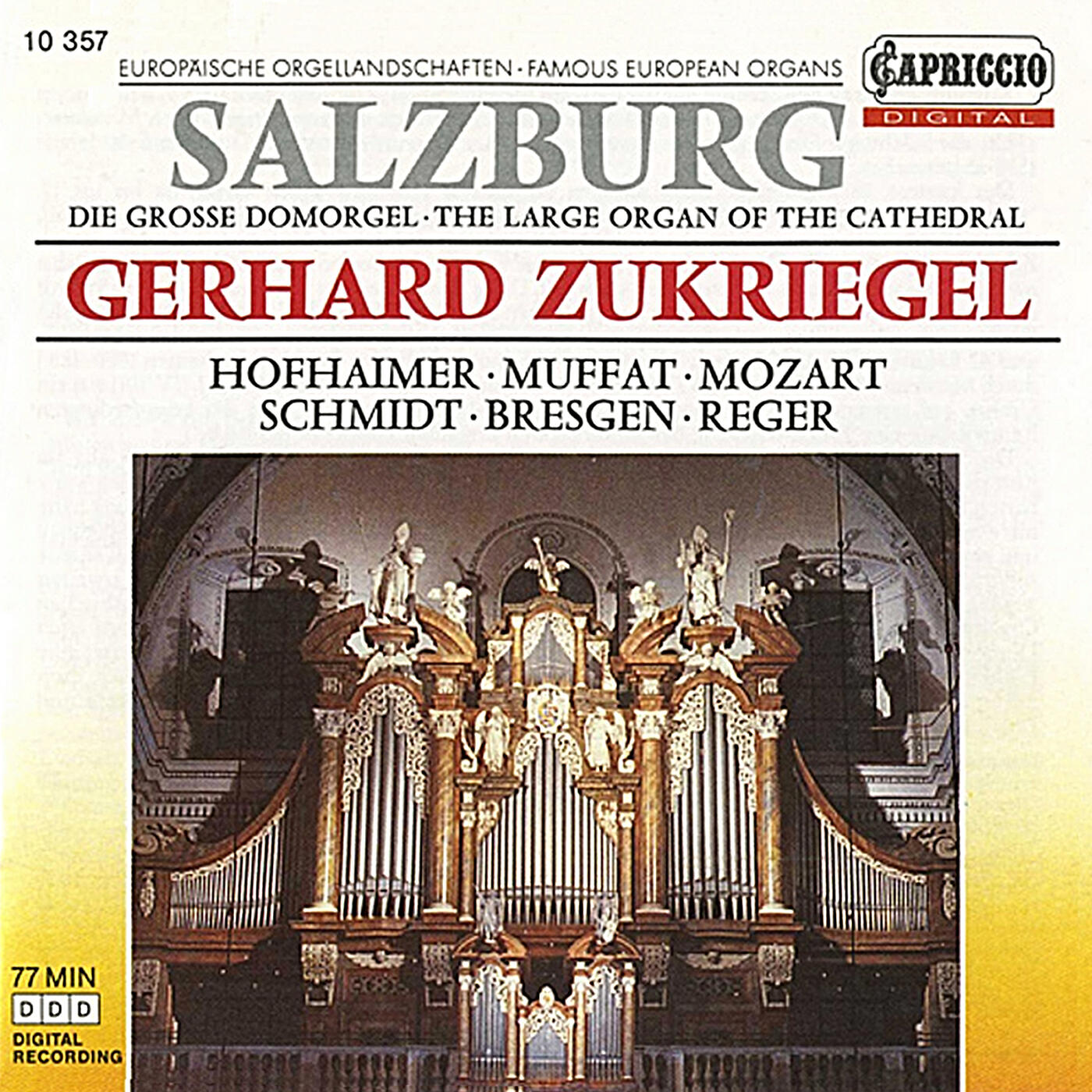 Релиз Famous European Organs: The Large Organ of the Cathedral