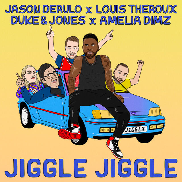 Постер альбома Jiggle Jiggle (Jason Derulo x Duke & Jones x Louis Theroux x Amelia Dimz)