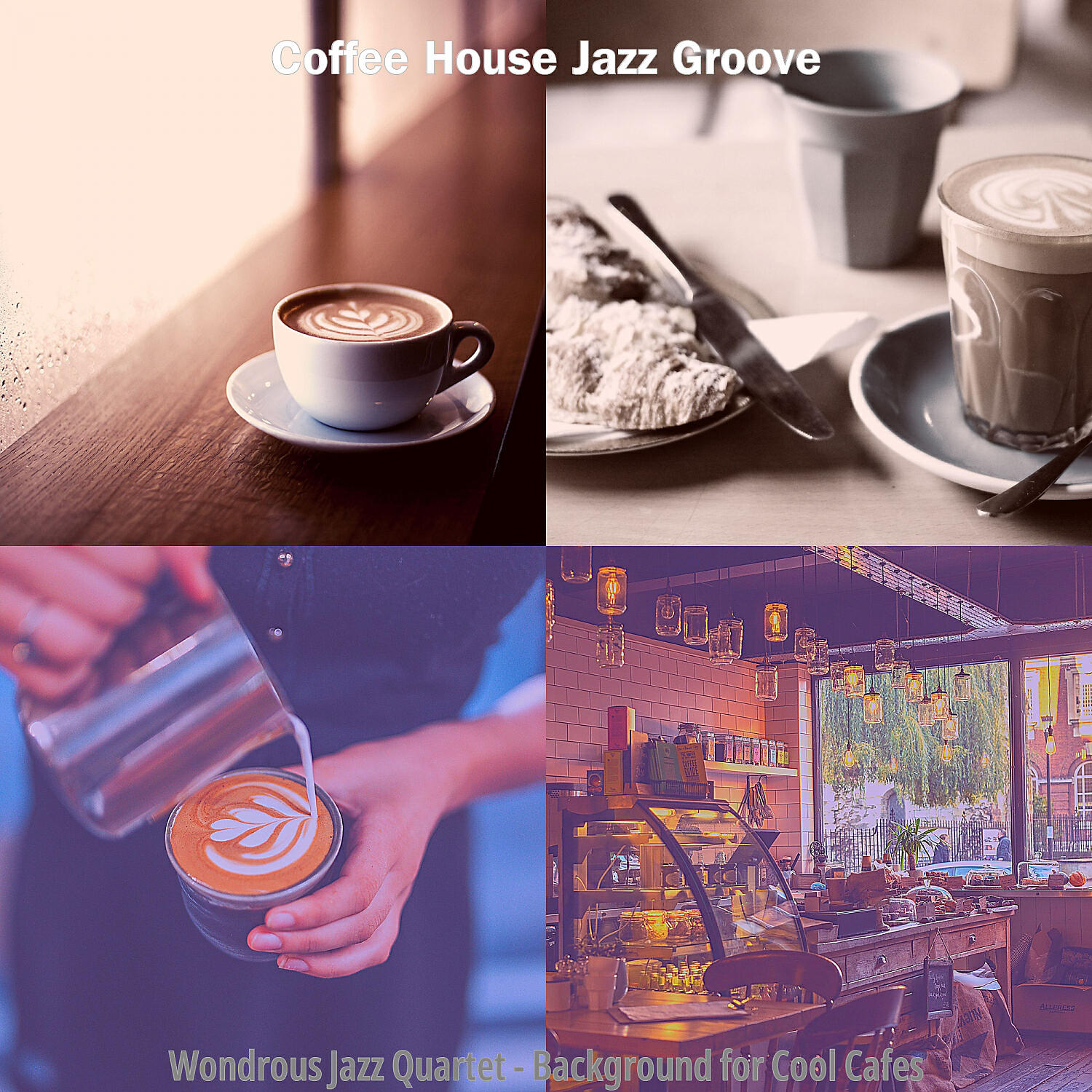 Релиз Wondrous Jazz Quartet - Background for Cool Cafes