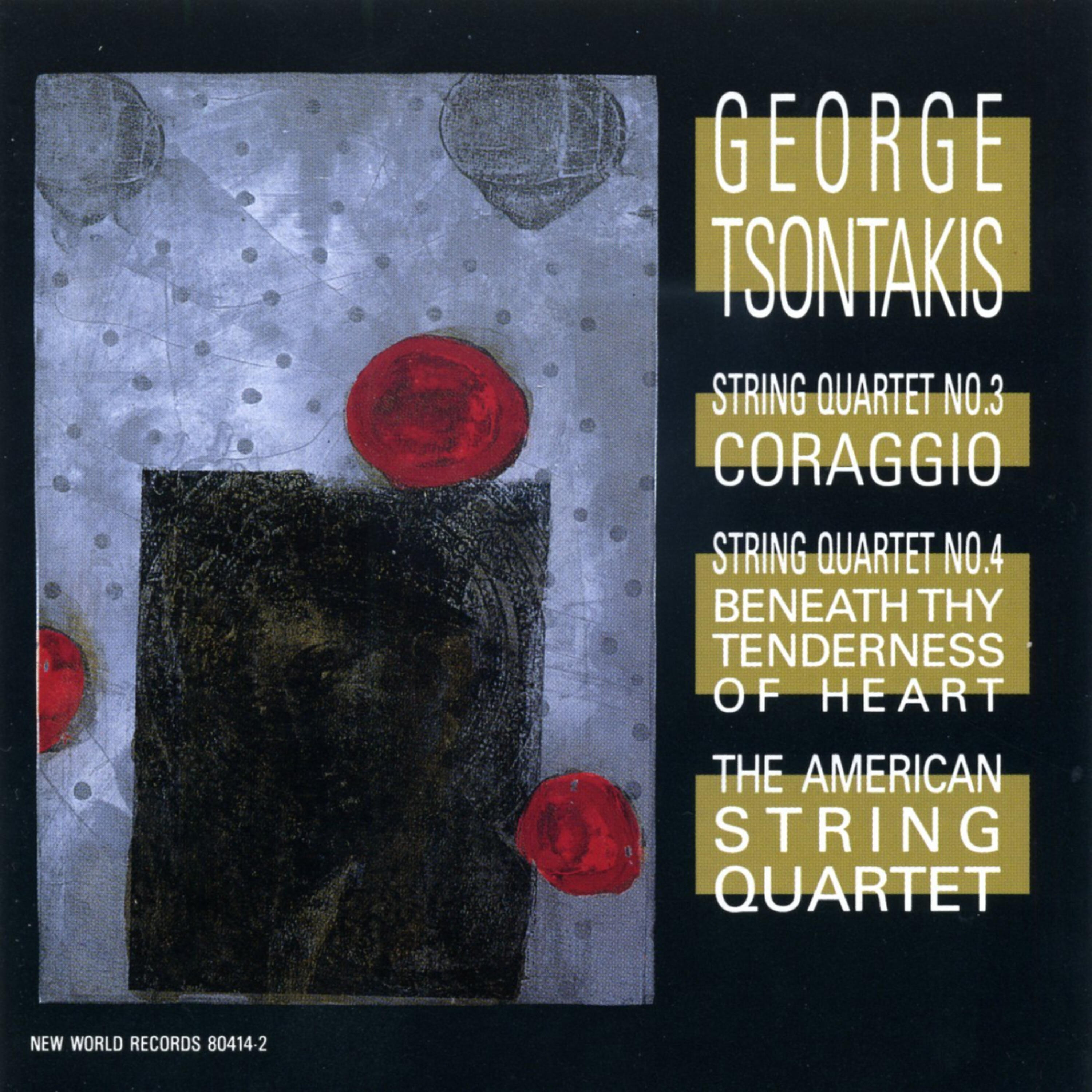 Релиз George Tsontakis: String Quartets Nos. 3 & 4